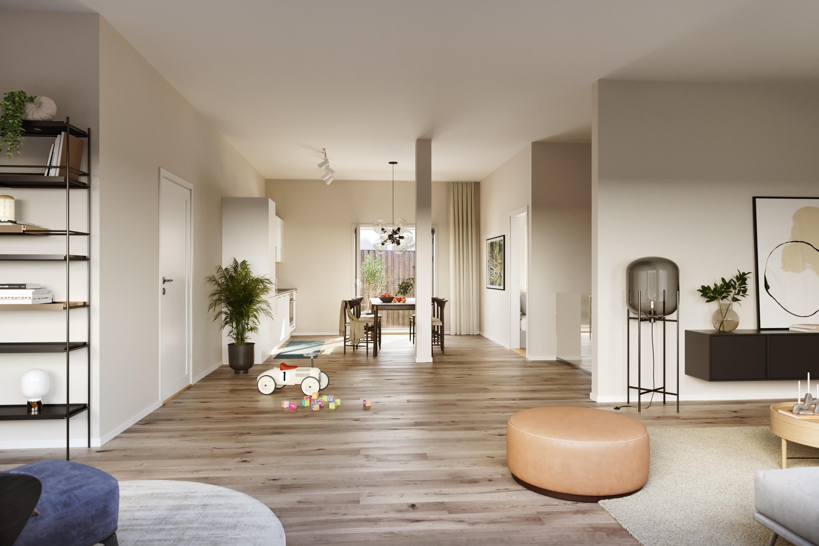 3D illustrasjonsbilde Galleribilde