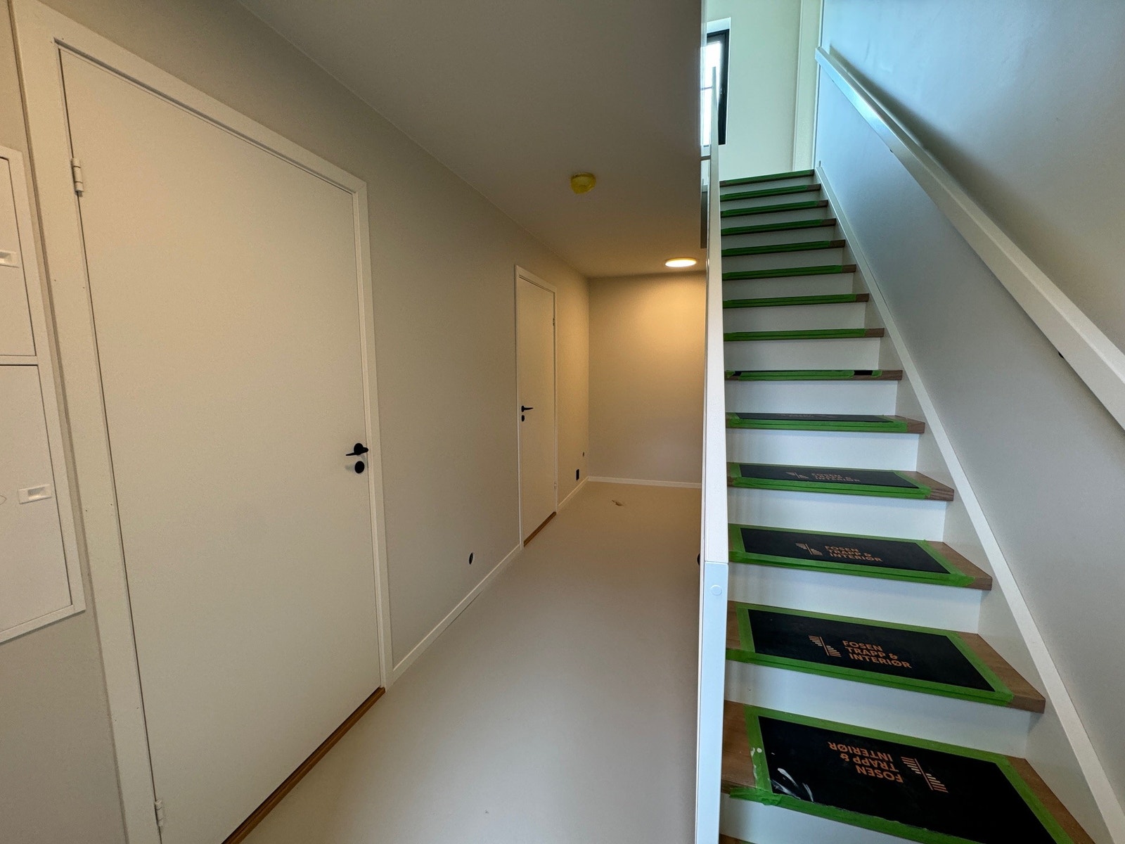 trapp opp til 1. etasje, ferdig denne uka. Galleribilde