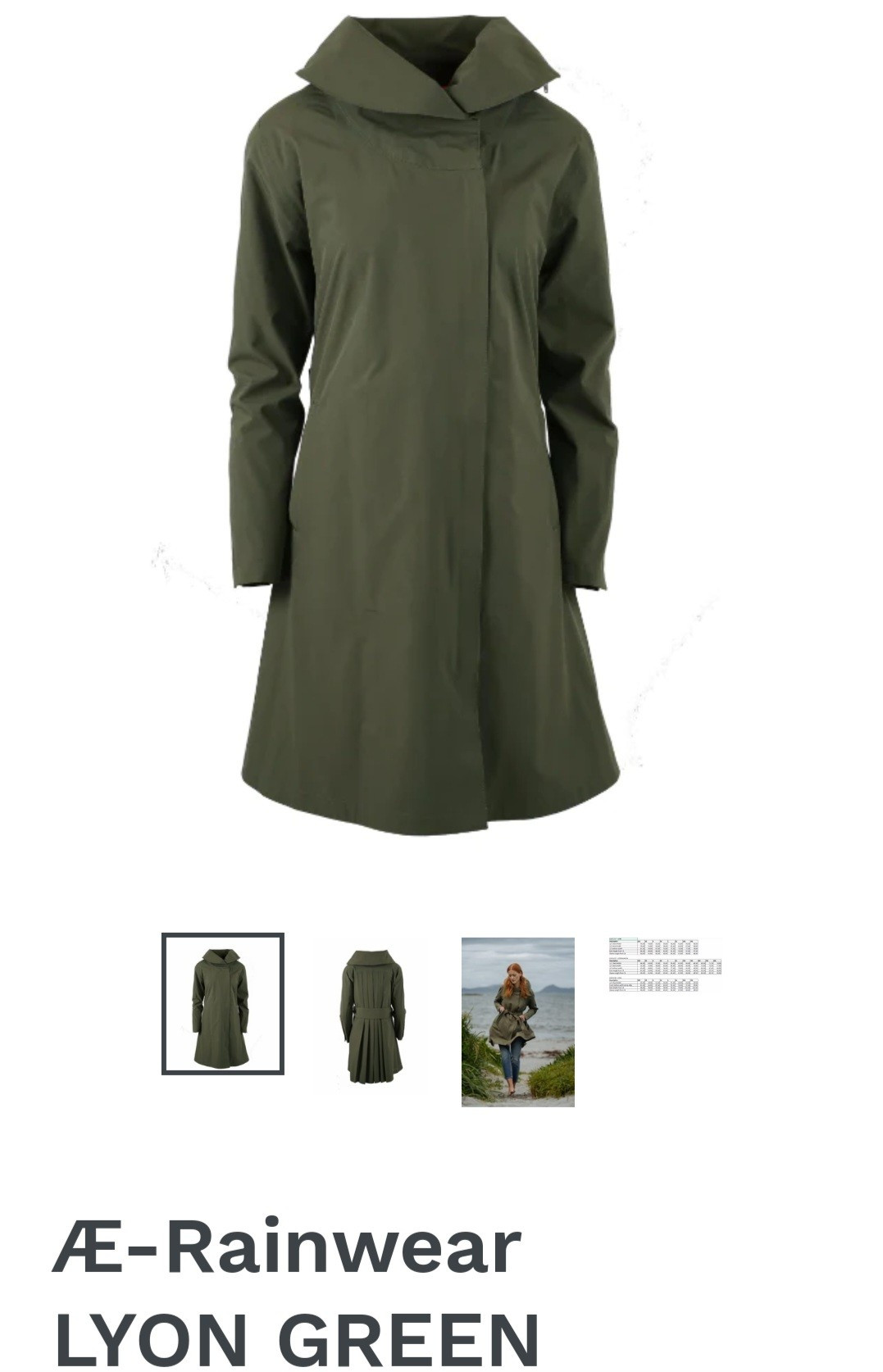 Rainwear online