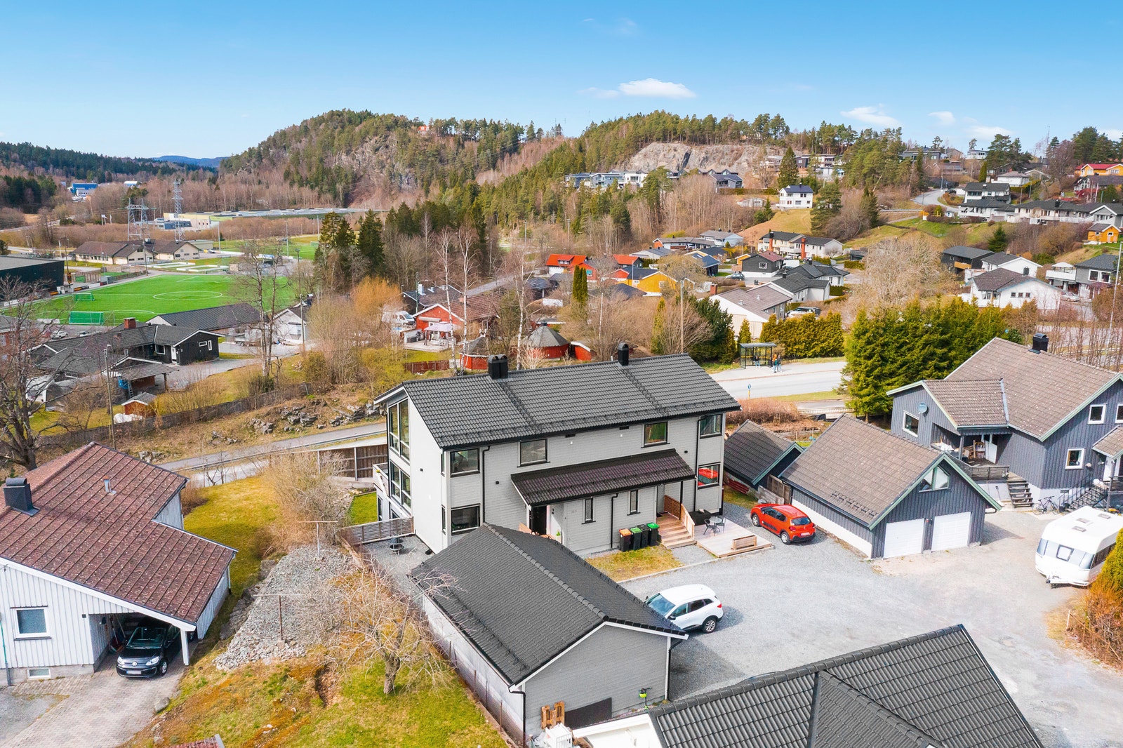 Fugleperspektiv fra Øst Galleribilde