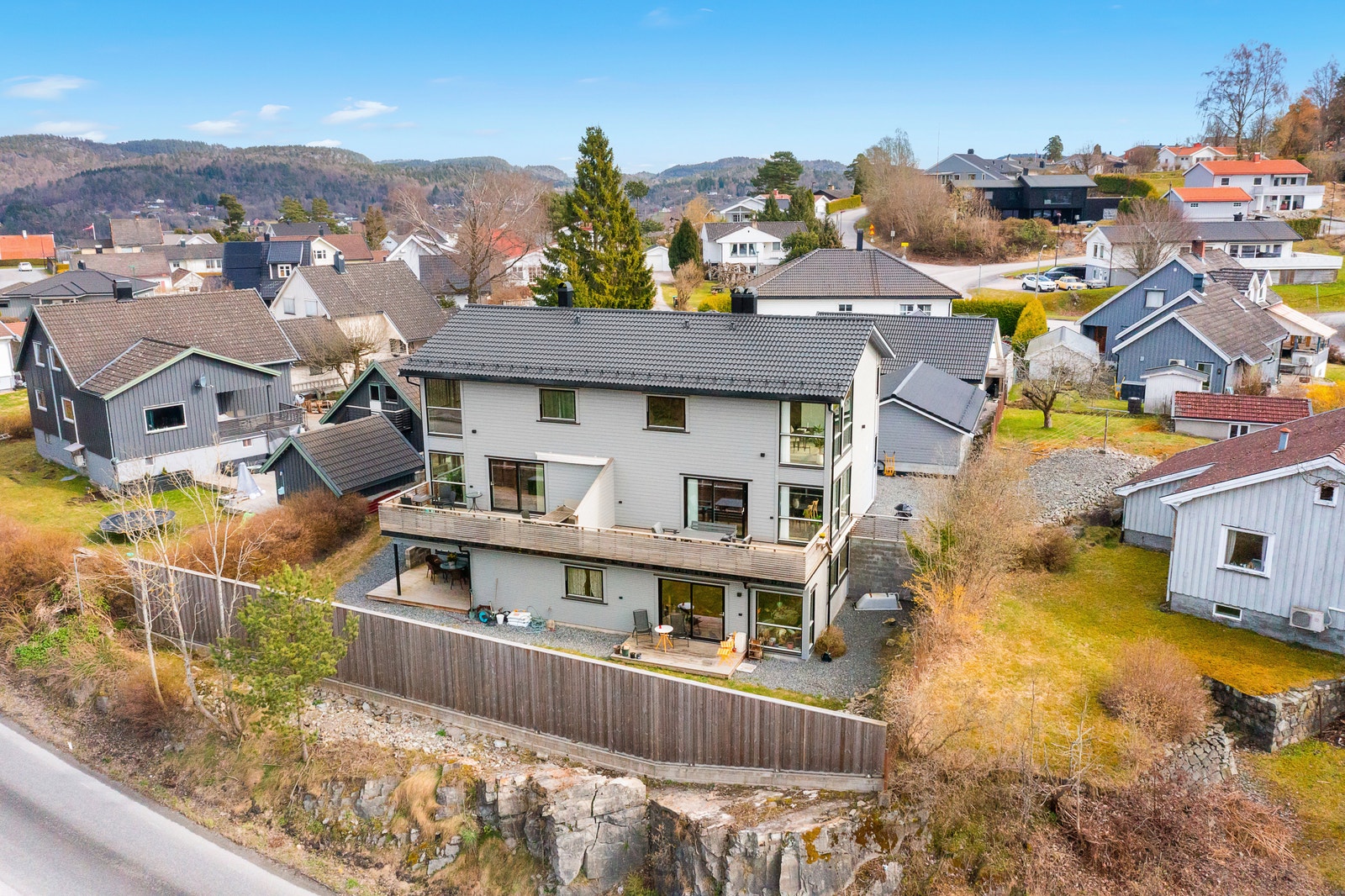 Fugleperspektiv fra Vest Galleribilde