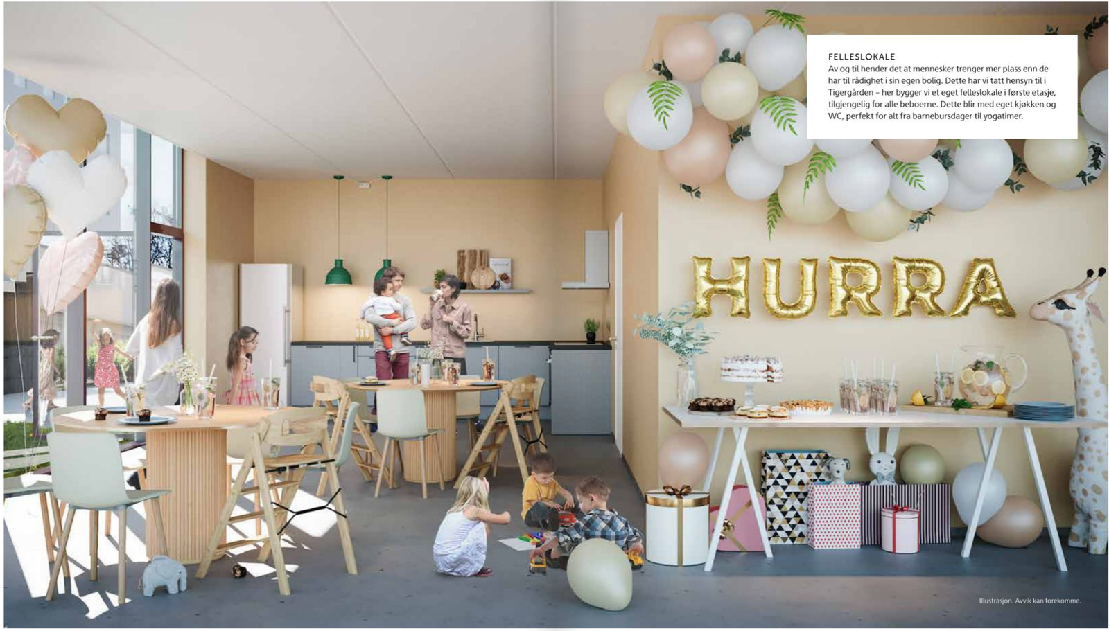 felleslokalet i 1.etasje Galleribilde