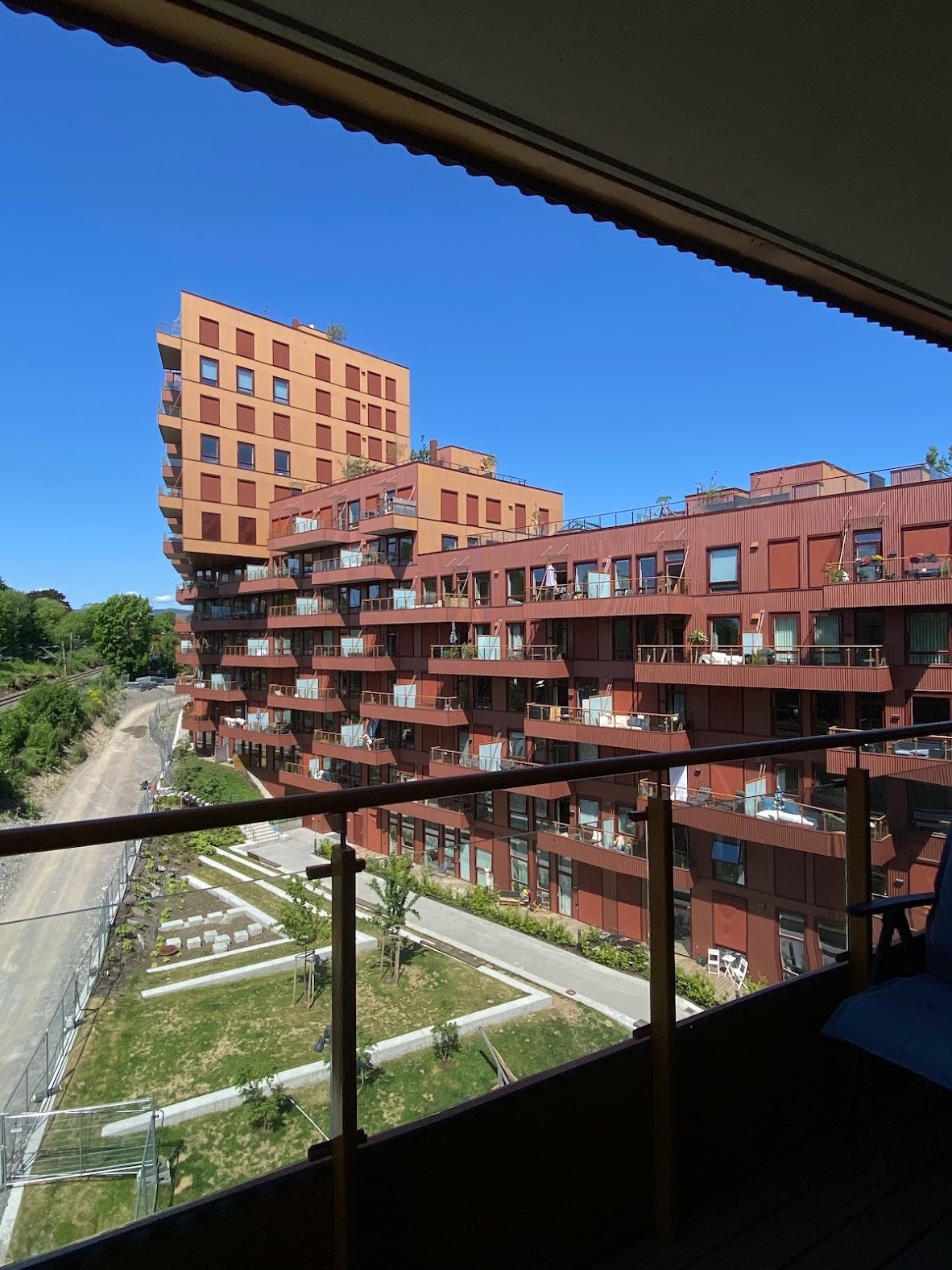 utsikt fra balkongen Galleribilde