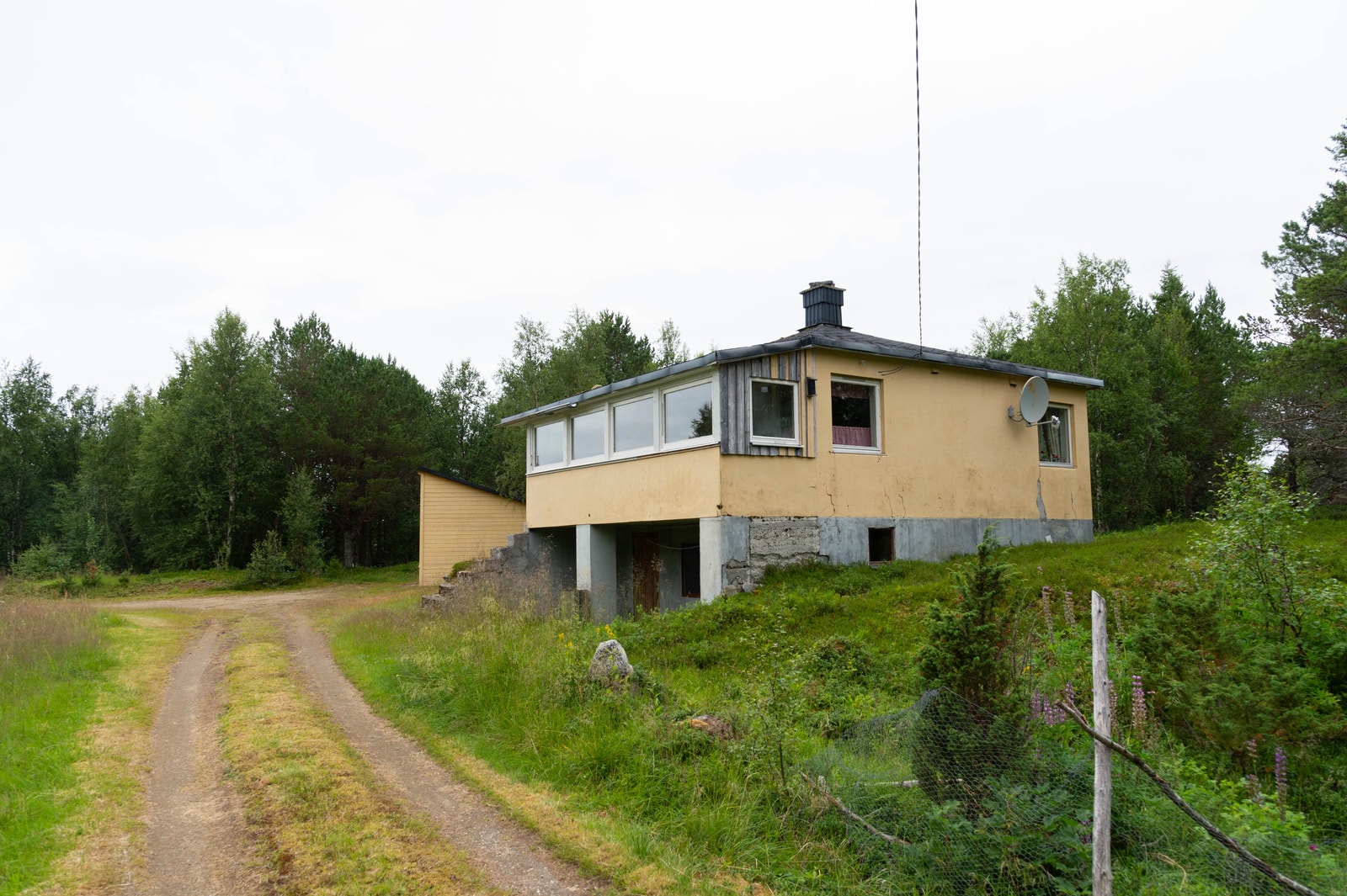 Bilvei helt frem - kort fra E6 Galleribilde