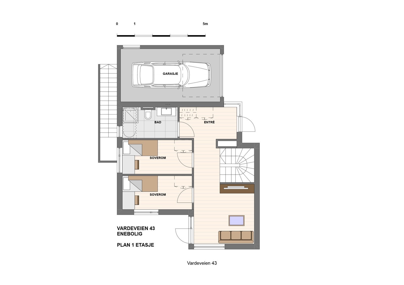 Plan 1. etasje Galleribilde
