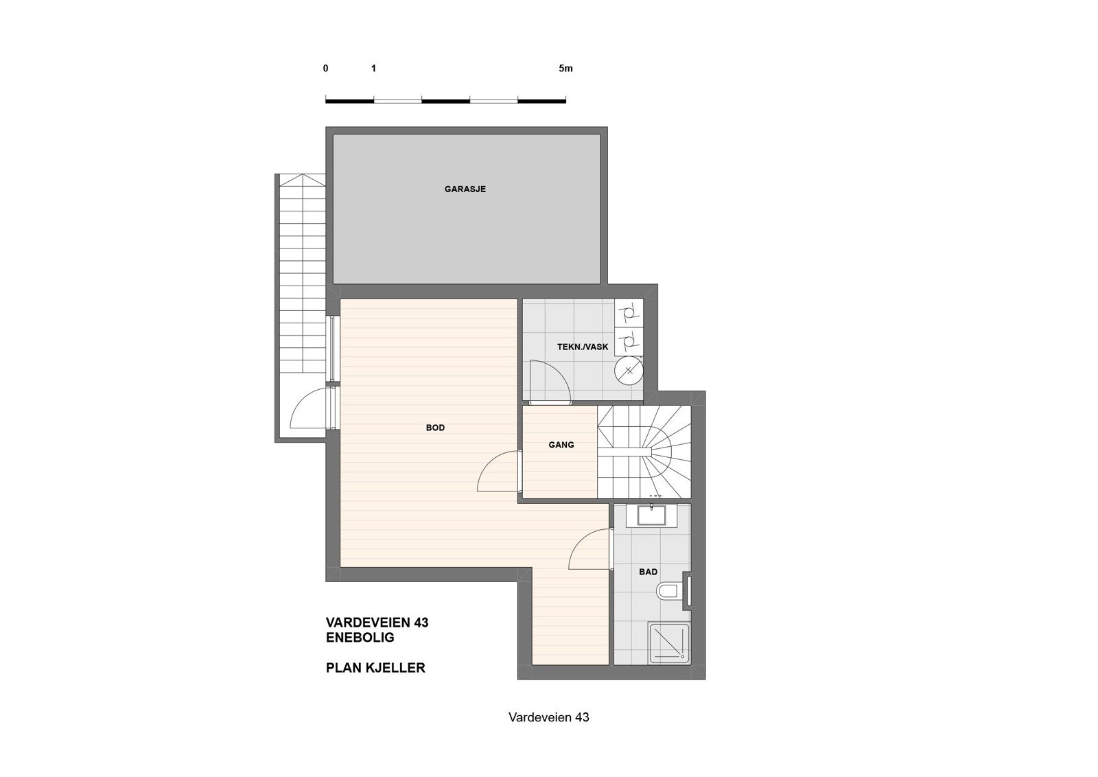 Plan kjeller Galleribilde