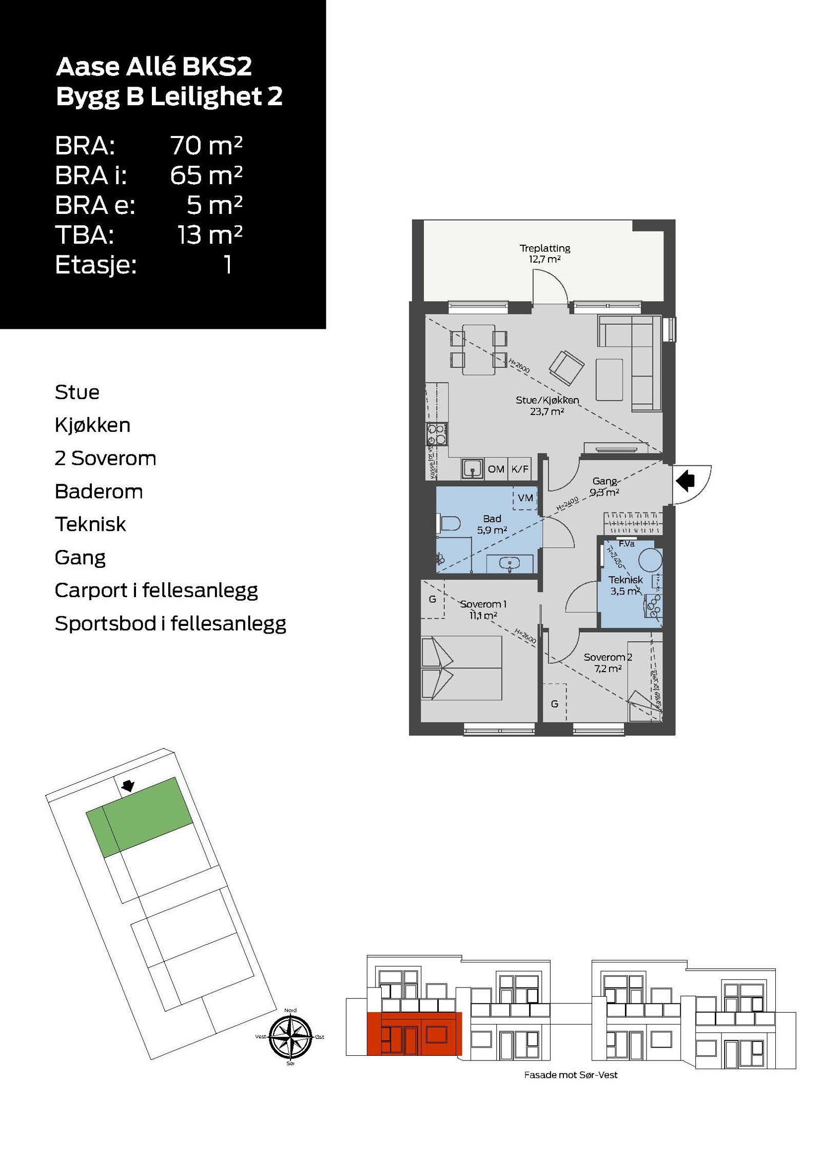 Plantegning Galleribilde
