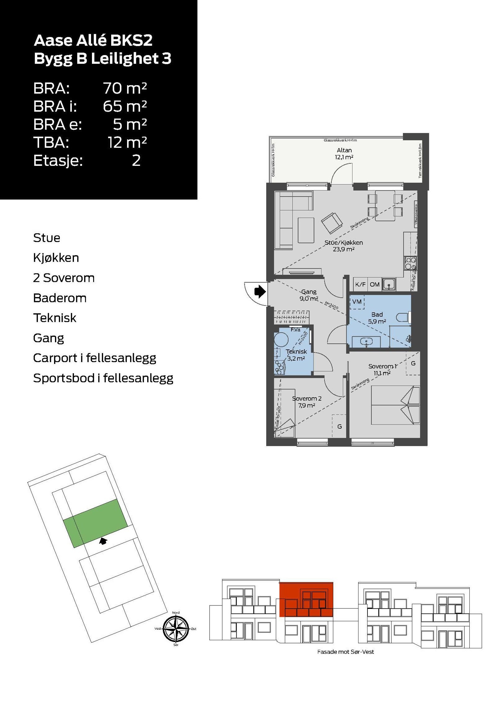 Plantegning Galleribilde