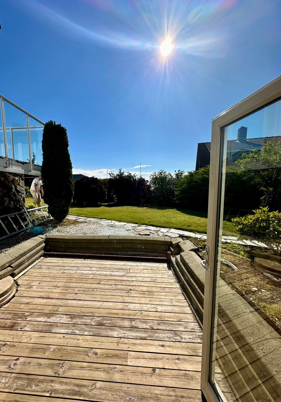 Utgang stue til terrasse Galleribilde