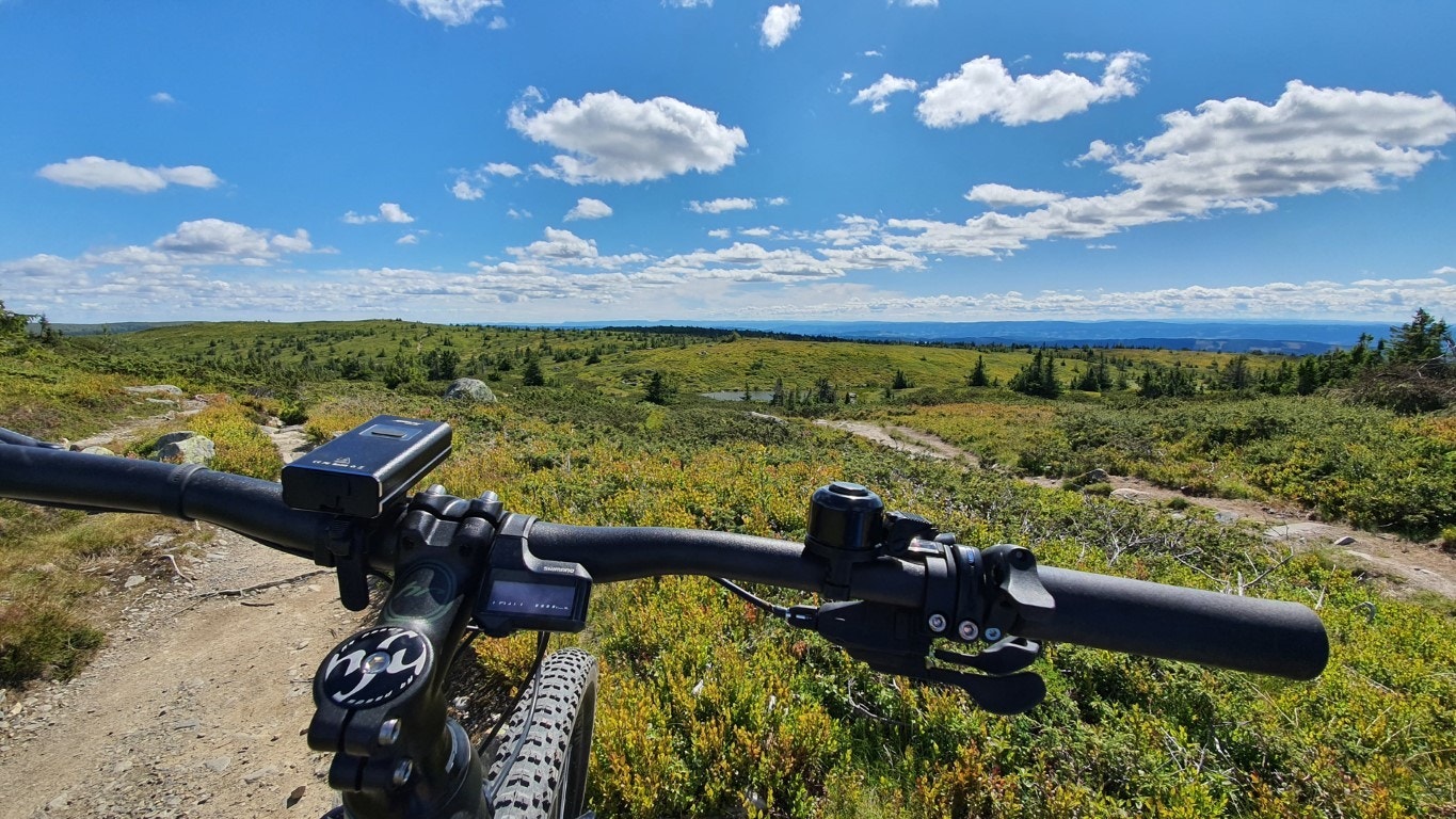 Milevis med sykkelstier Galleribilde
