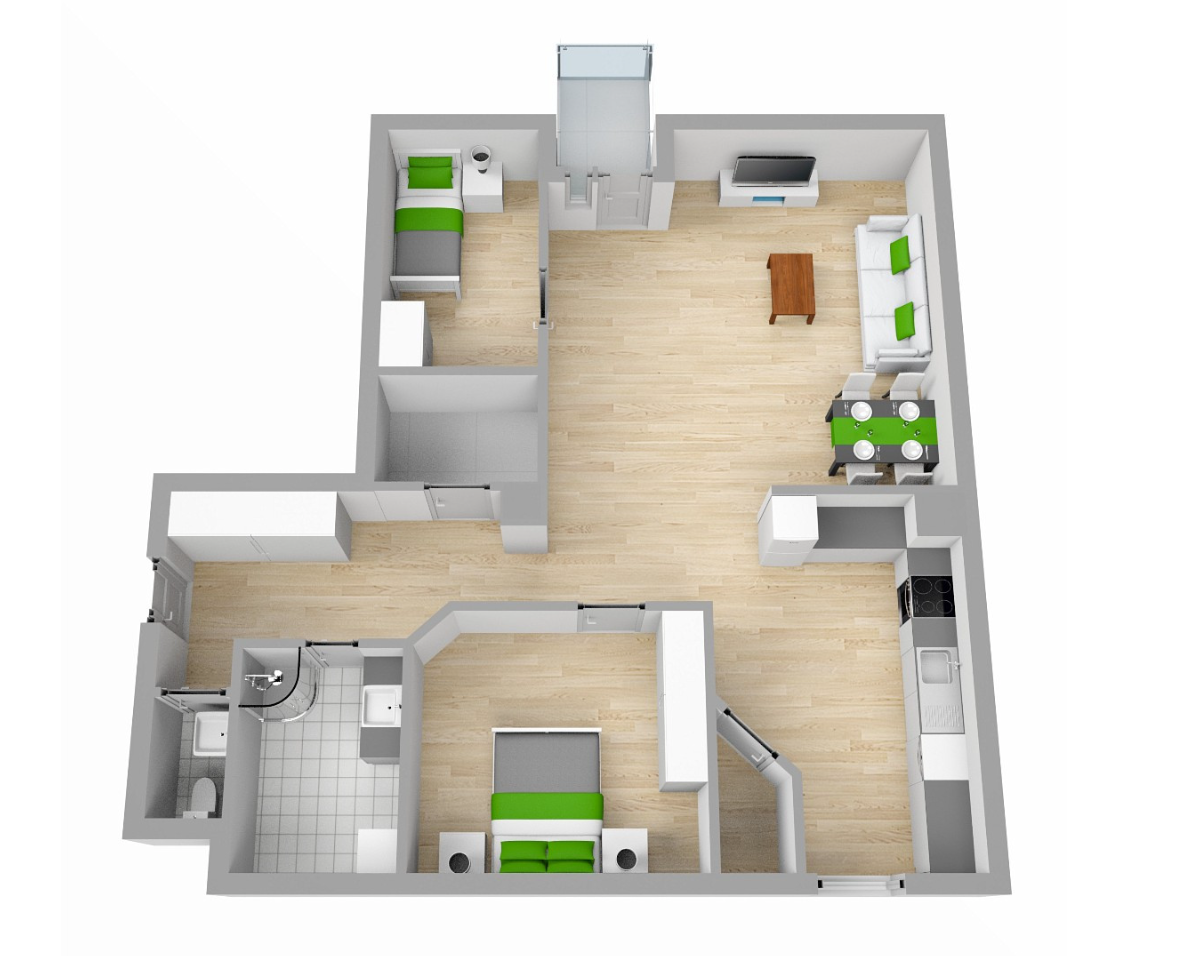 Plantegning Galleribilde