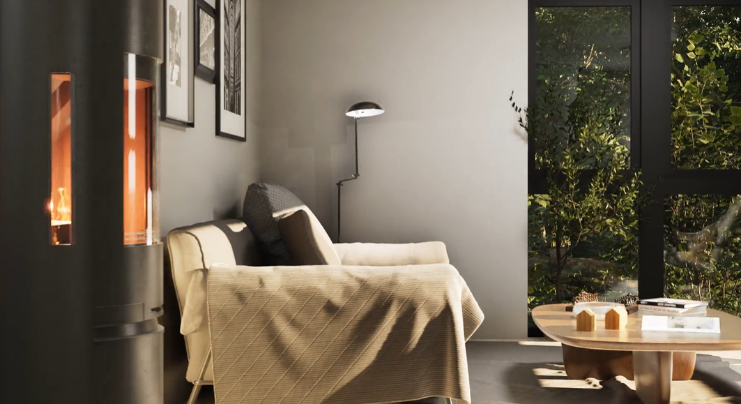 Store vindusflater Galleribilde