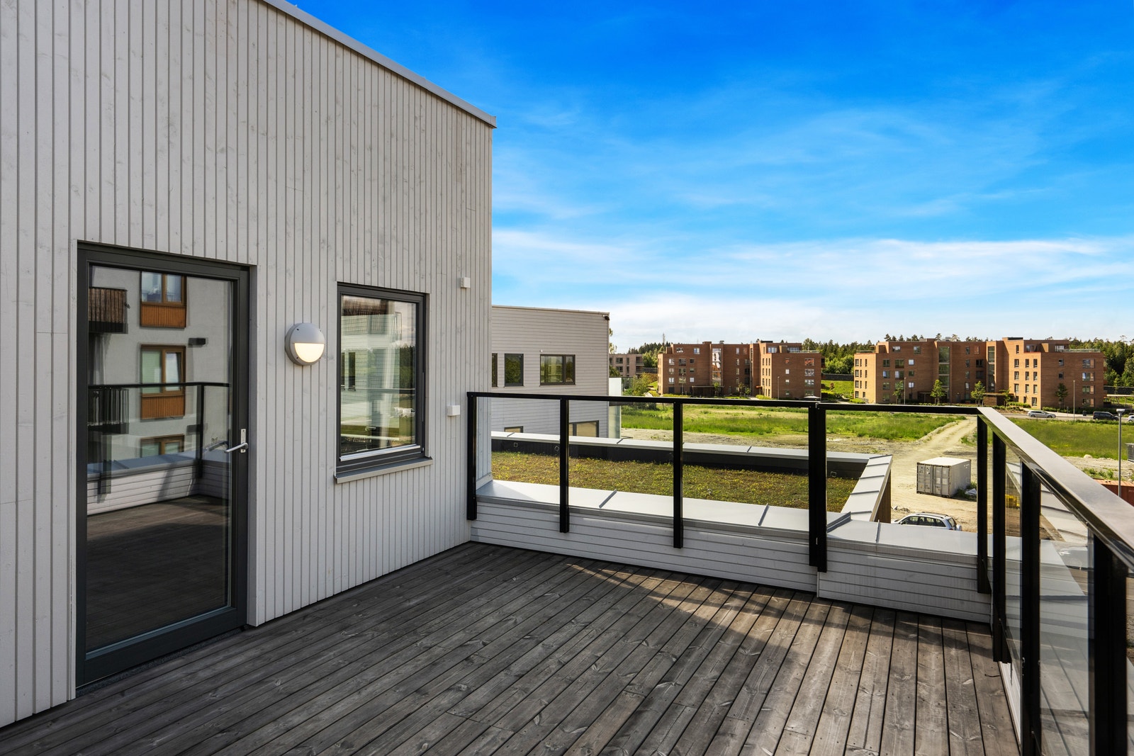 Takterrassen på bolig nr. 22 - visningsbolig Galleribilde