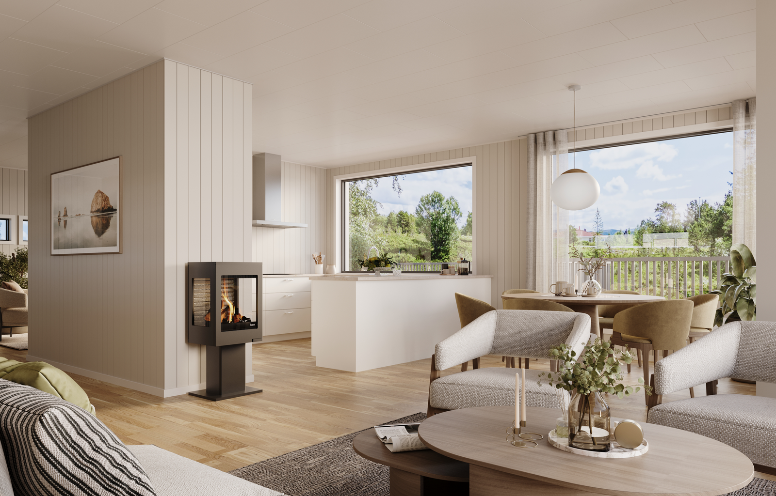 Stue og kjøkken 2.etg Galleribilde