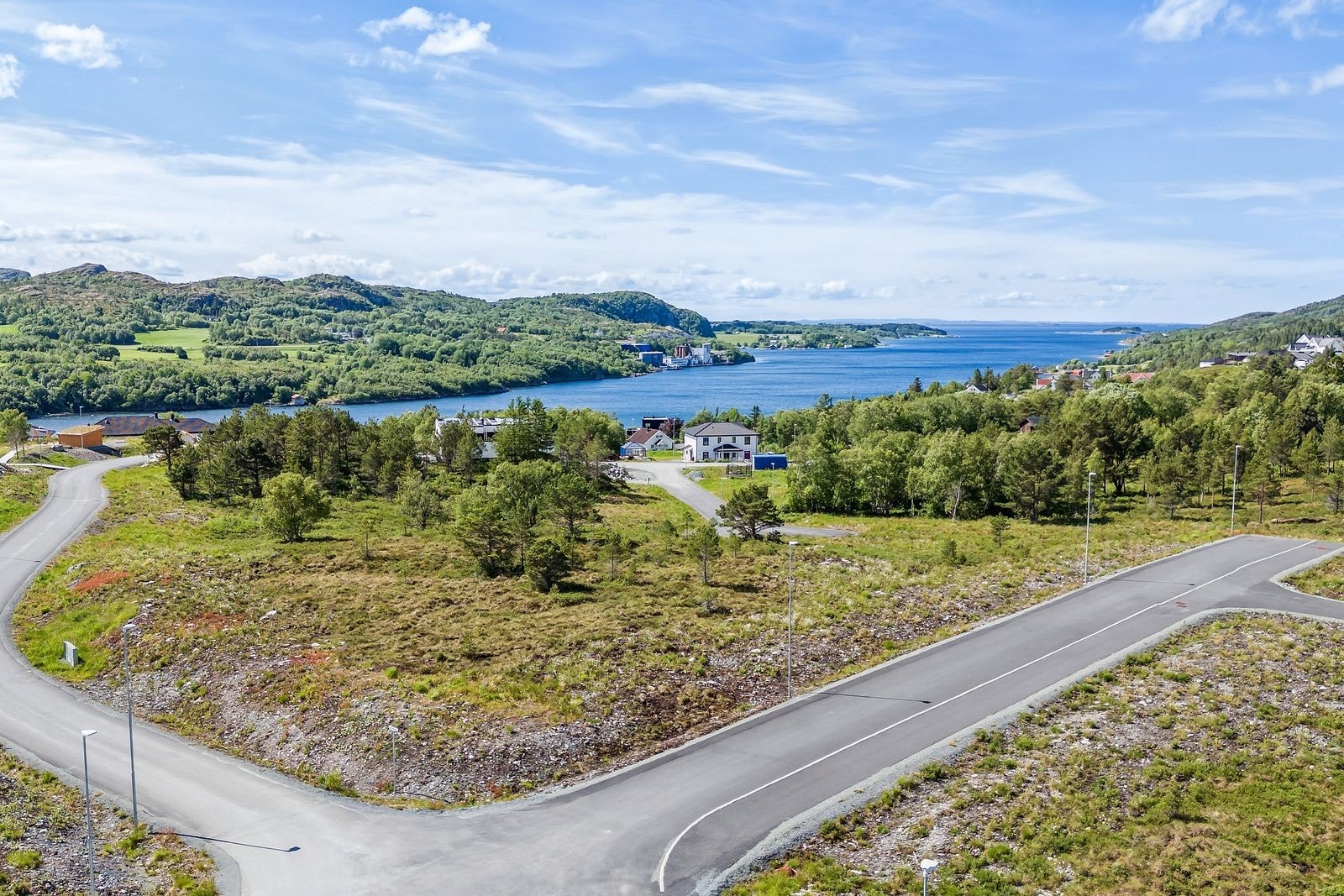 Tomtene med utsikt. Galleribilde