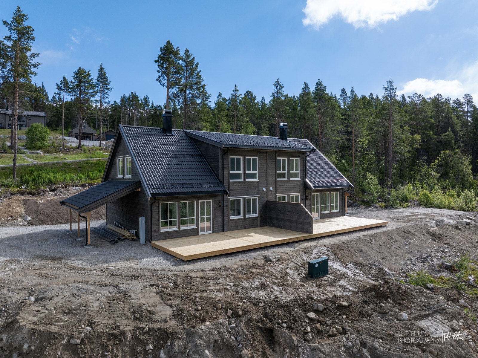 Tomannsboligen fra Nordbohus Modum er innflyttingsklar, ta kontakt for uforpliktende visning, tlf nr 959 18836 Galleribilde