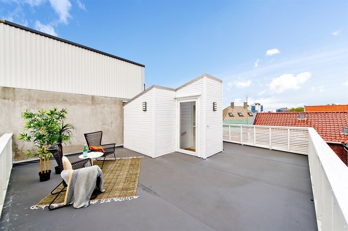 privat takterrasse Galleribilde