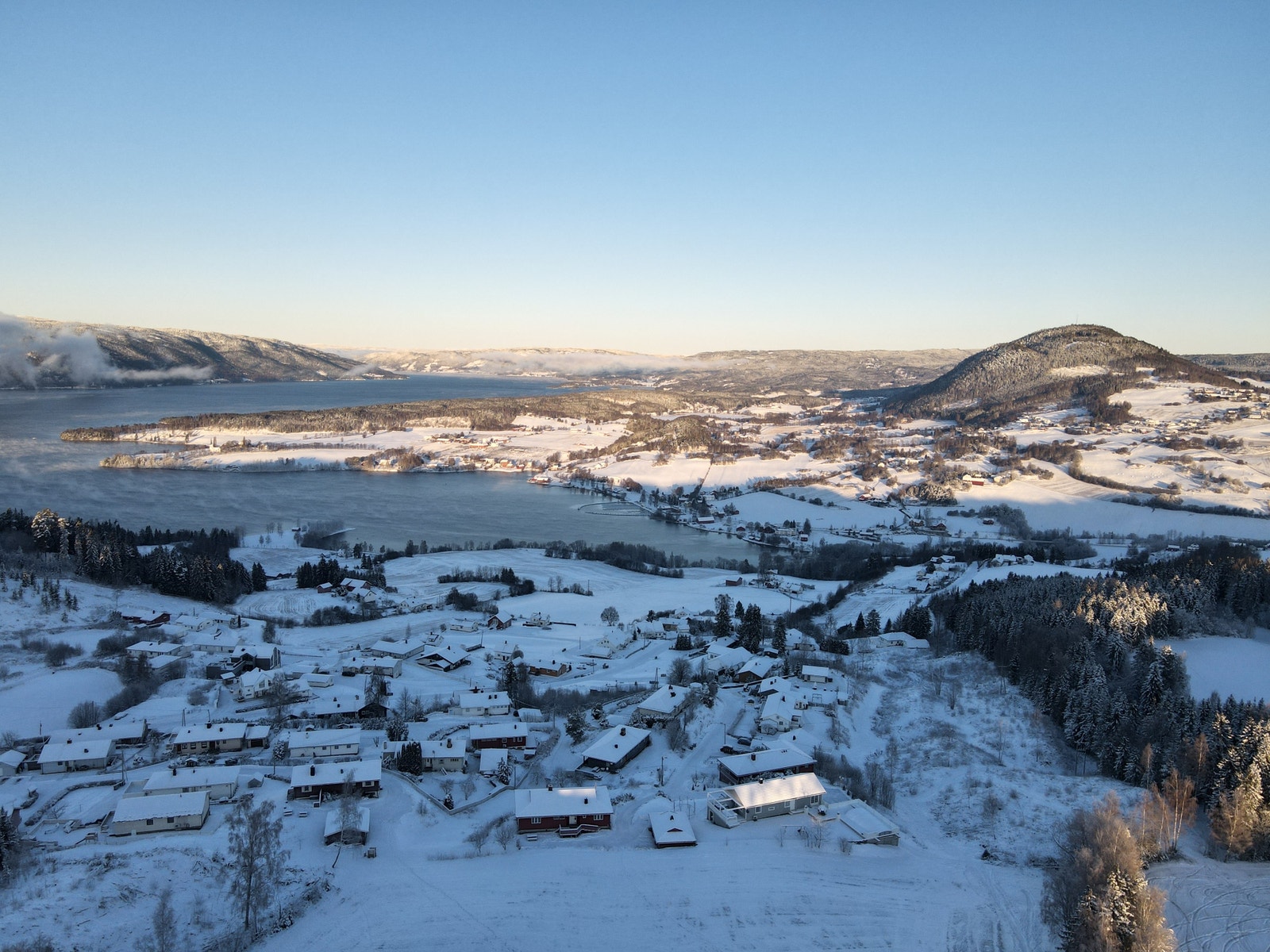 Bildenmoen i vinterdrakt Galleribilde