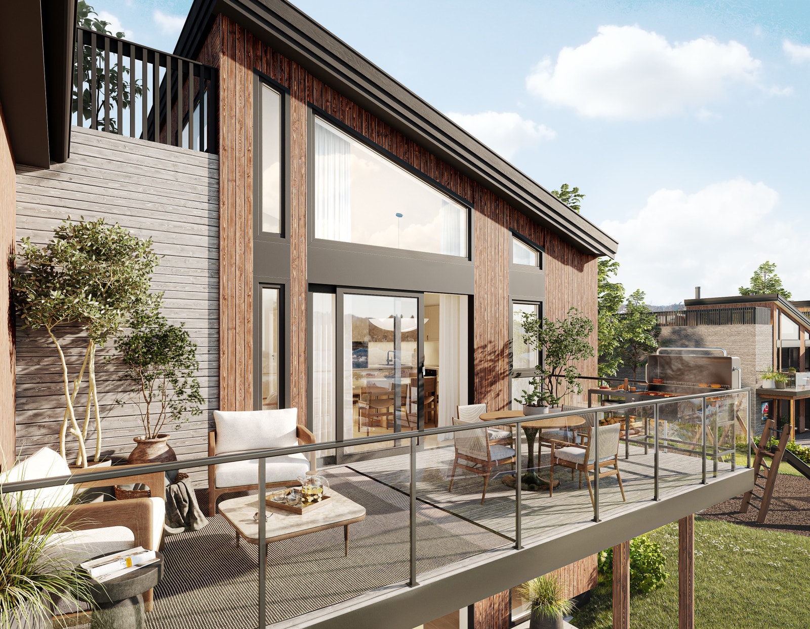 Prosjektet vil vektlegge gode kvaliteter både innvendig og utvendig. Illustrasjons bilde Galleribilde