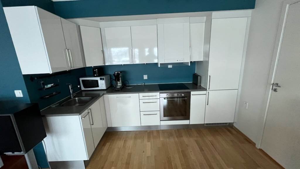 Åpen stue/kjøkken løsning. Galleribilde