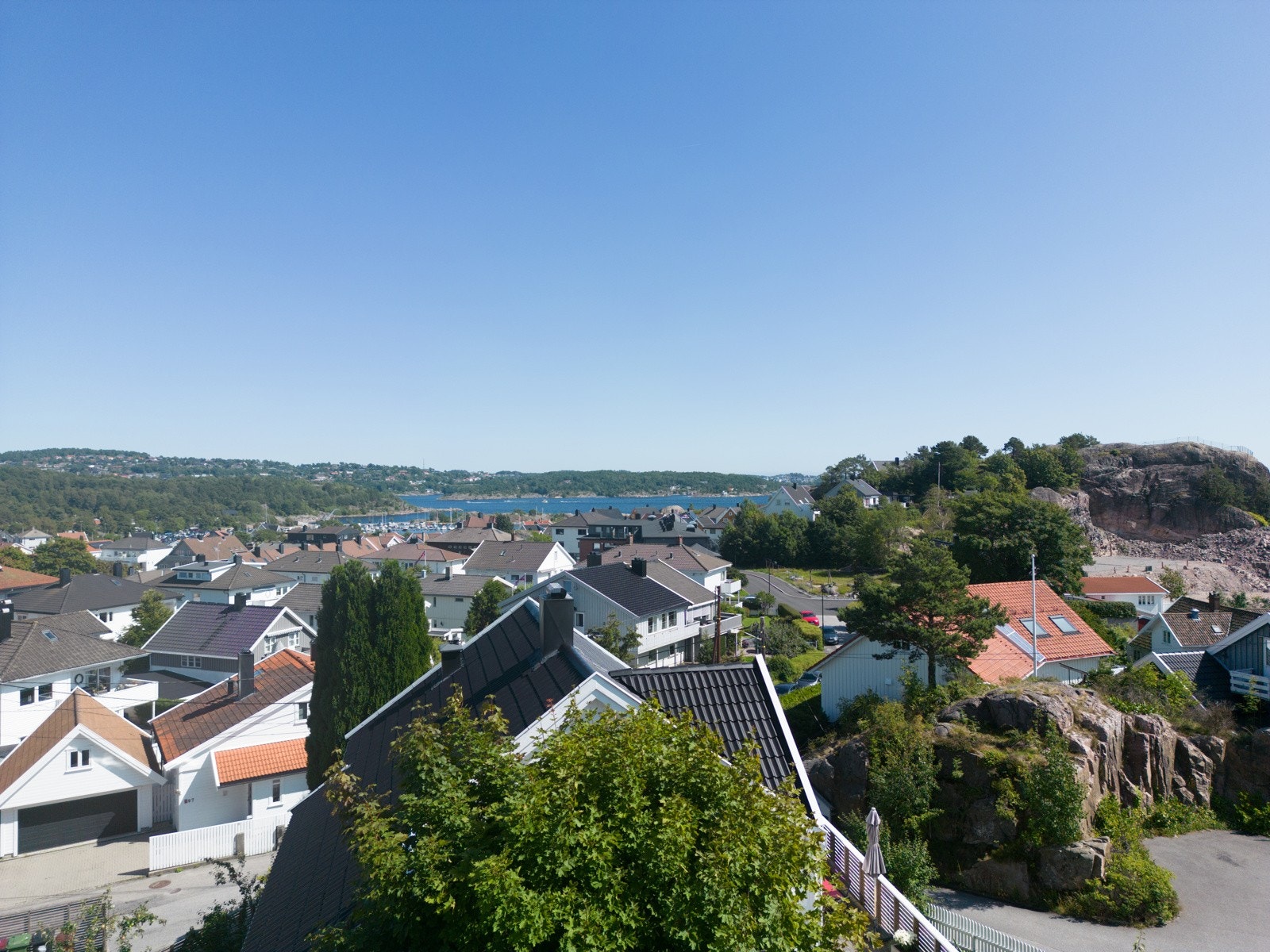 Utsiktsbilde - laget annimert - ut fra hvordan utstikten blir fra leiligheten Galleribilde