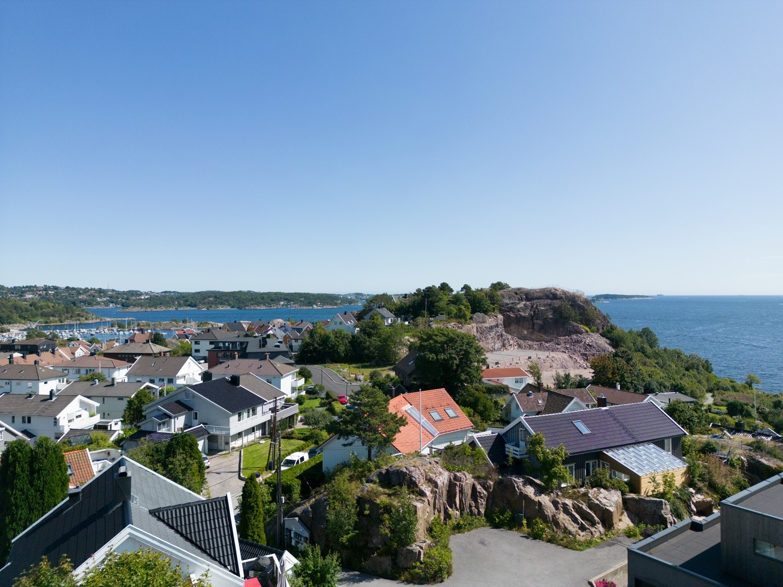 Utsiktsbilde - laget annimert - ut fra hvordan utsikten blir fra leiligheten Galleribilde