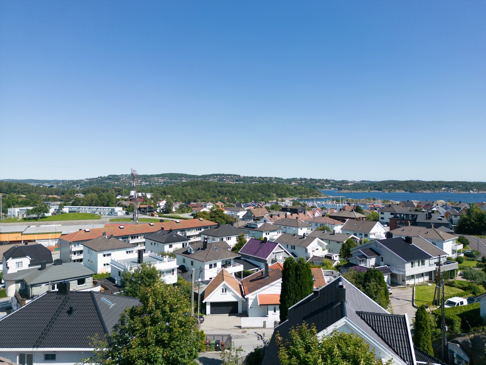 Utsiktsbilde - laget annimert - ut fra hvordan utsikten blir fra leiligheten Galleribilde