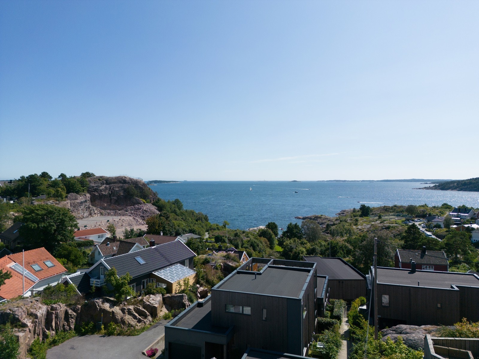 Utsiktsbilde - laget annimert - ut fra hvordan utsikten blir fra leiligheten Galleribilde