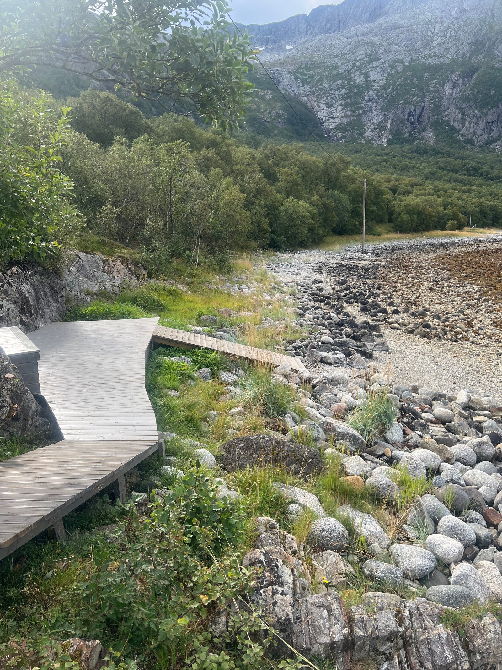 Gangveien fortsetter litt til Galleribilde
