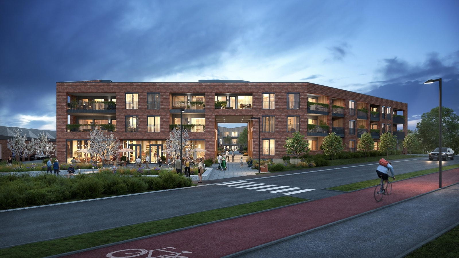 Her bor du sentralt til på Lade, med nærhet til alt du trenger i hverdagen. Det medfølger to stk. parkeringsplasser i oppvarmet parkeringskjeller. Illustrasjon, avvik vil forekomme. Galleribilde