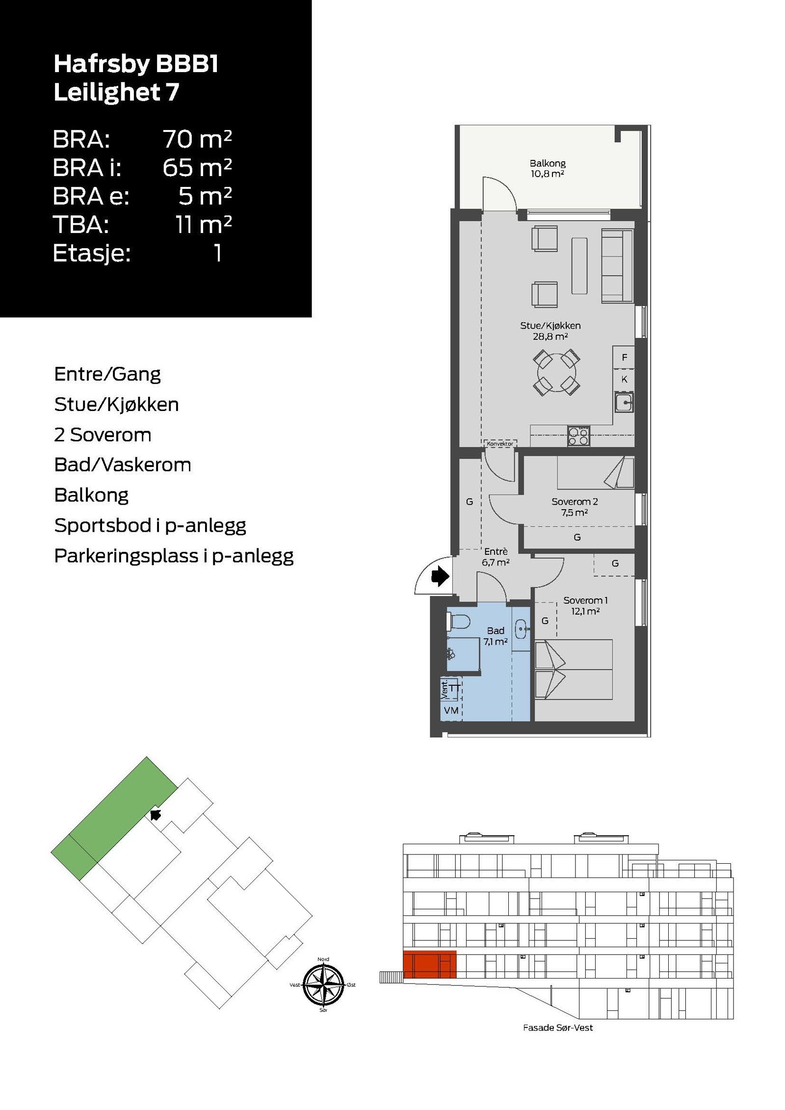 Plantegning Galleribilde