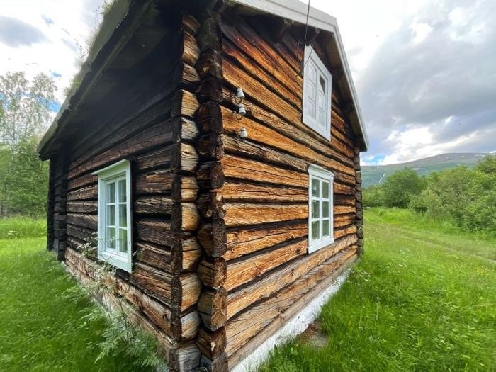 Gammelstua fra sørvest. Galleribilde