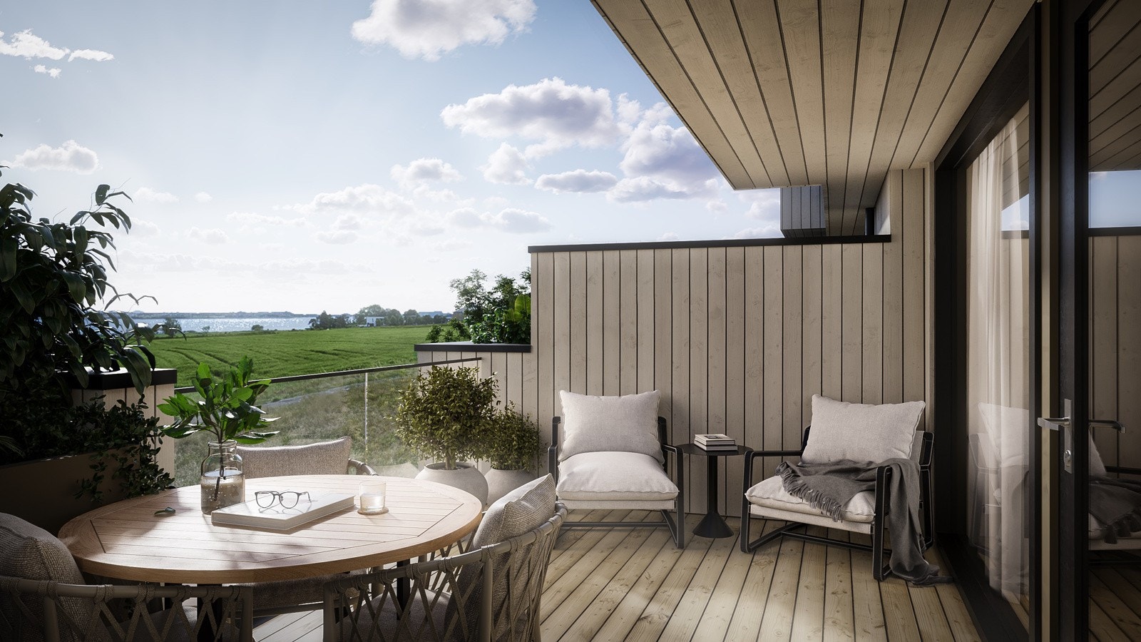 Der romslige boligene går over tre plan. De to enderekkehusene er 20 kvadrat større enn de tre i midten og har også litt større tomt. Galleribilde