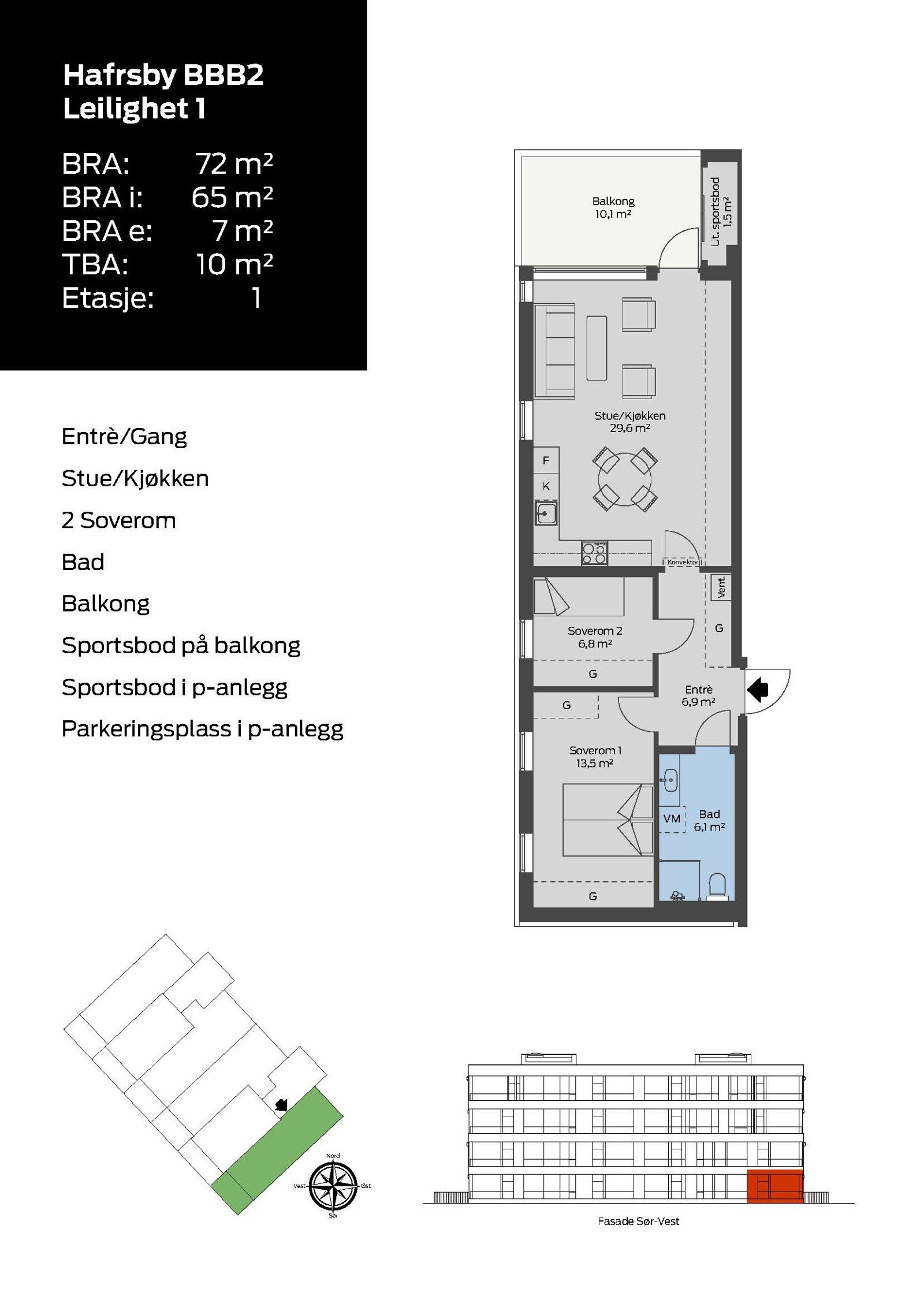 Plantegning Galleribilde
