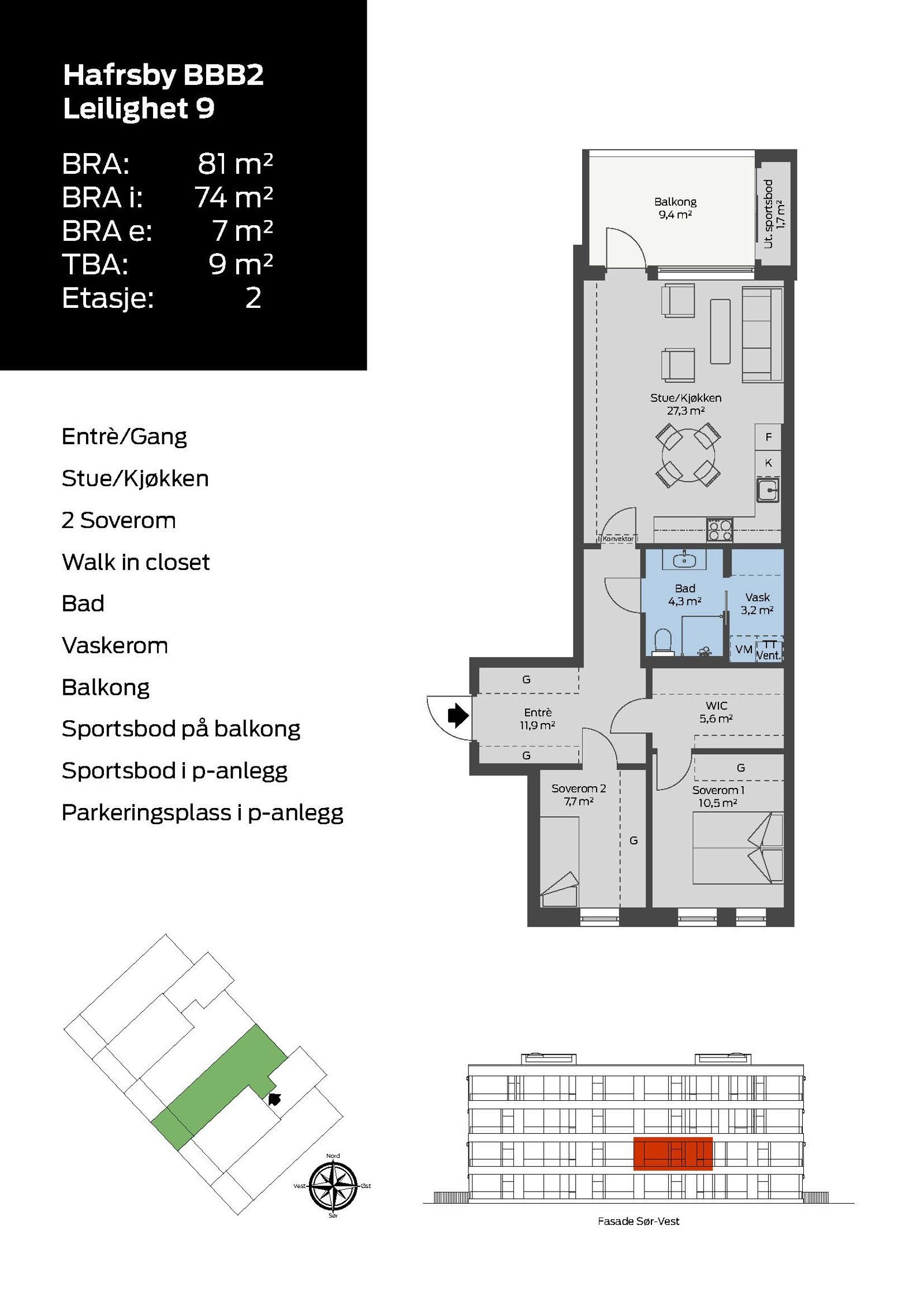 Plantegning Galleribilde