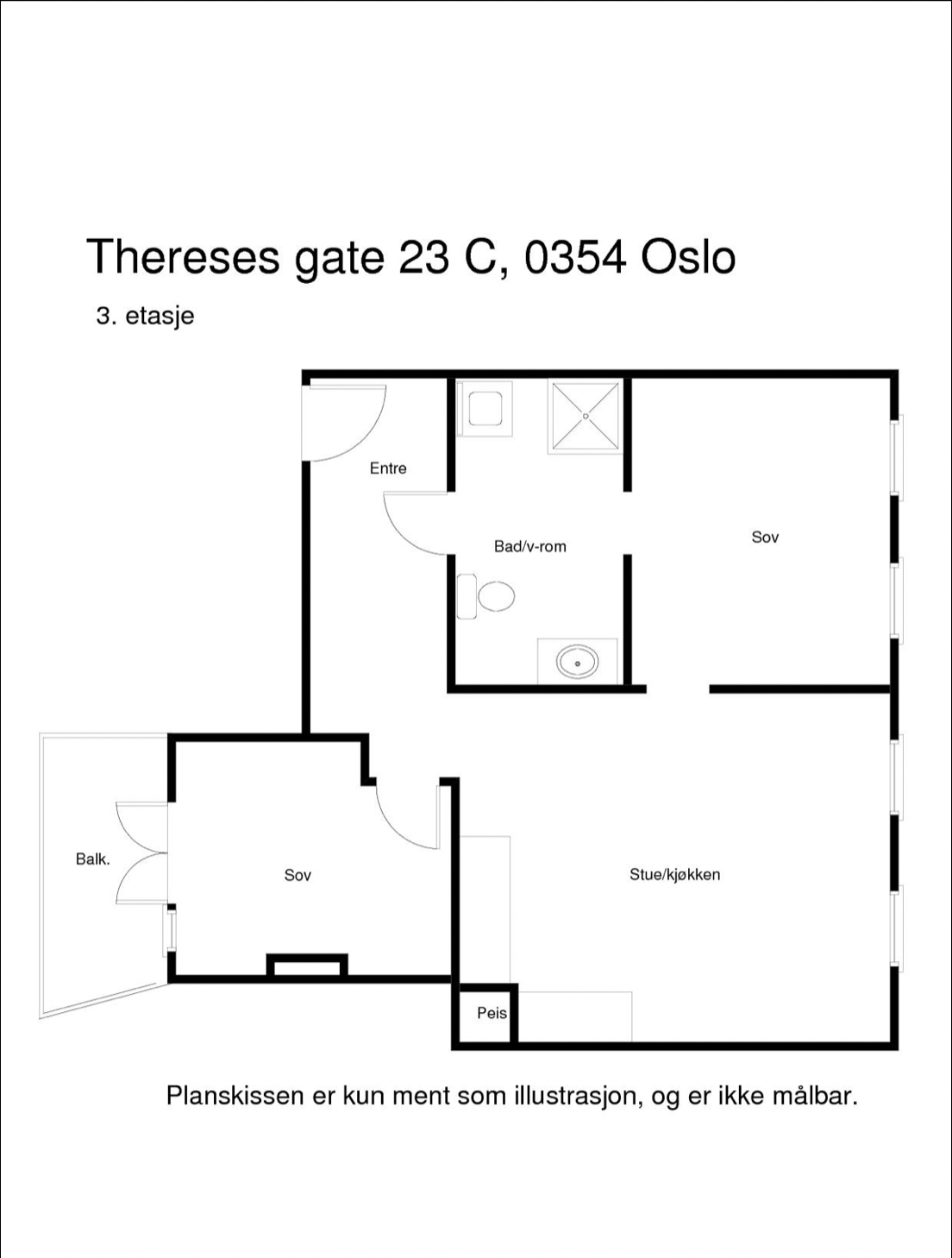 Plantegning Galleribilde
