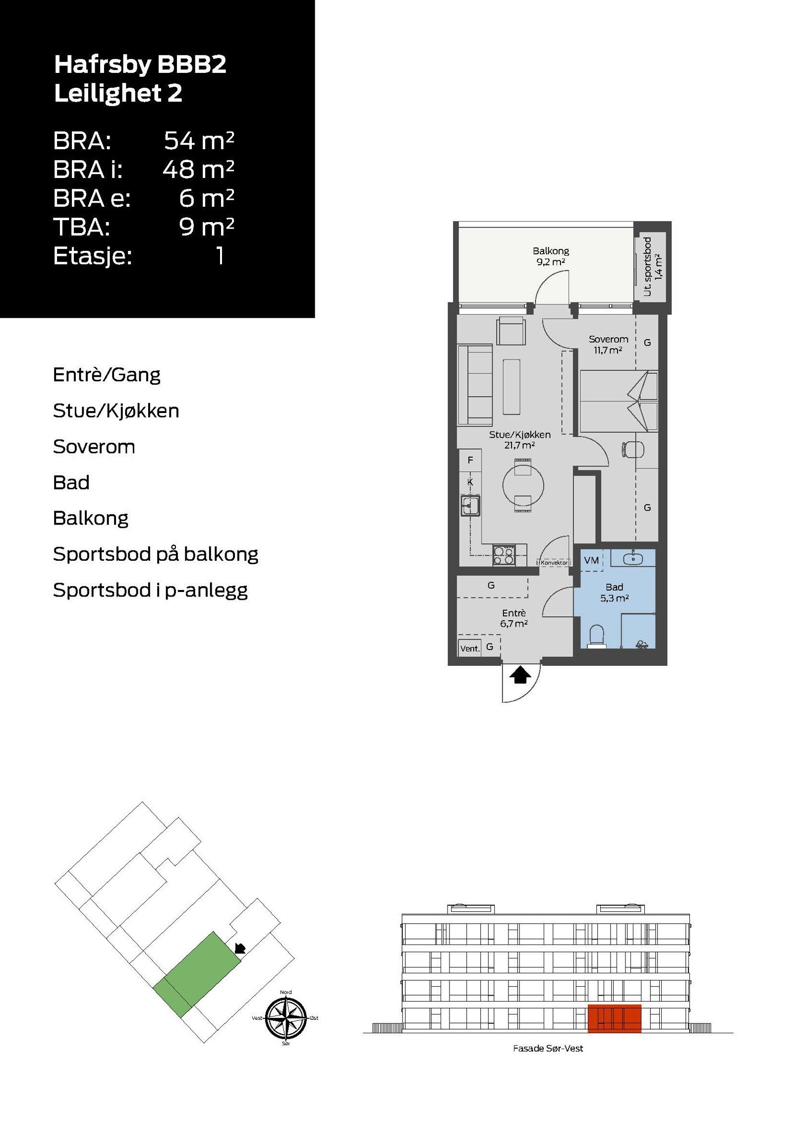 Plantegning Galleribilde