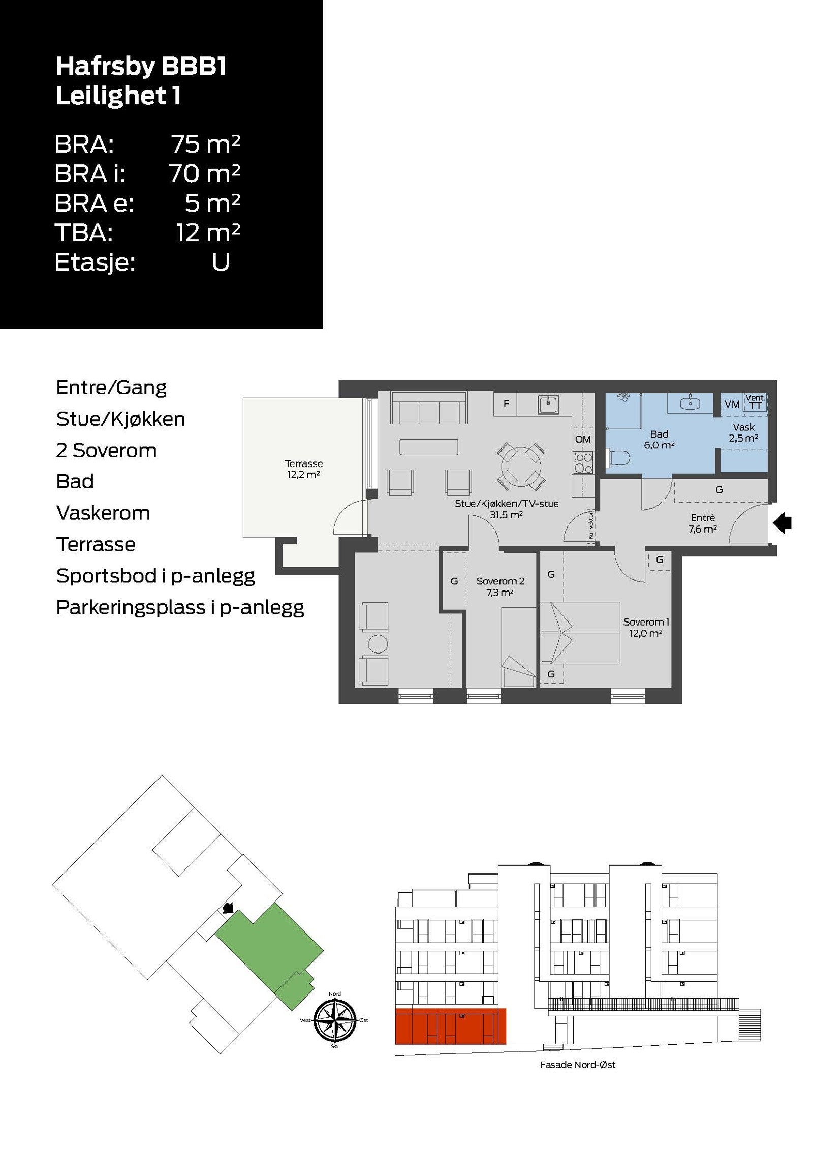 Plantegning Galleribilde