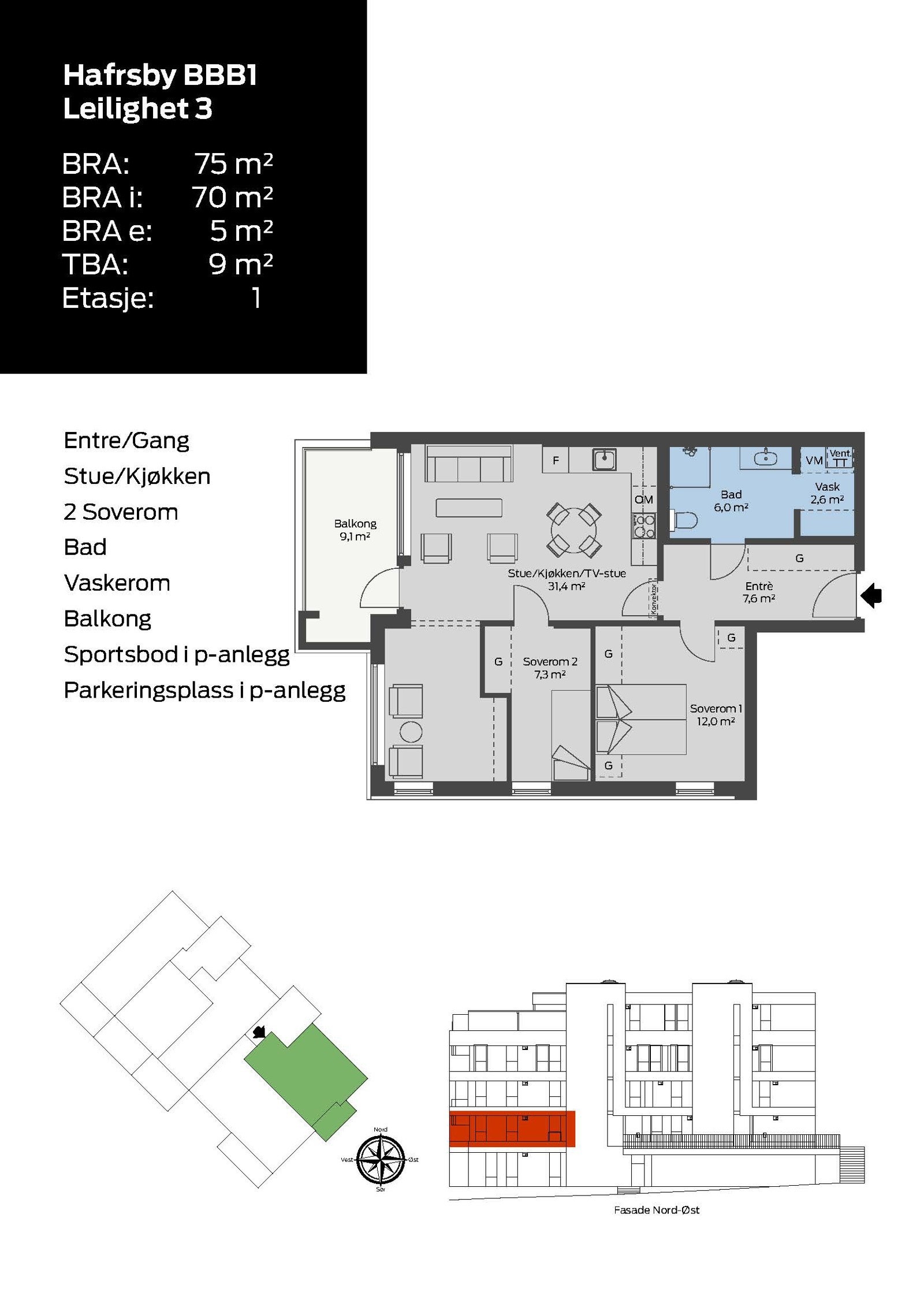 Plantegning Galleribilde