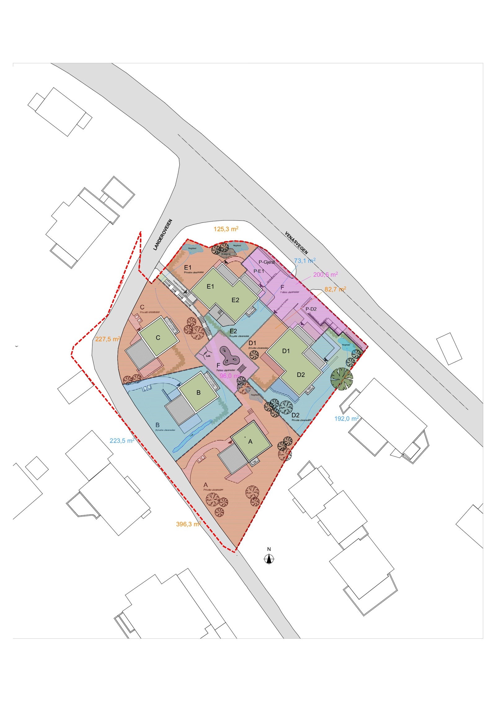 Utomhus - privat - felles områder Galleribilde