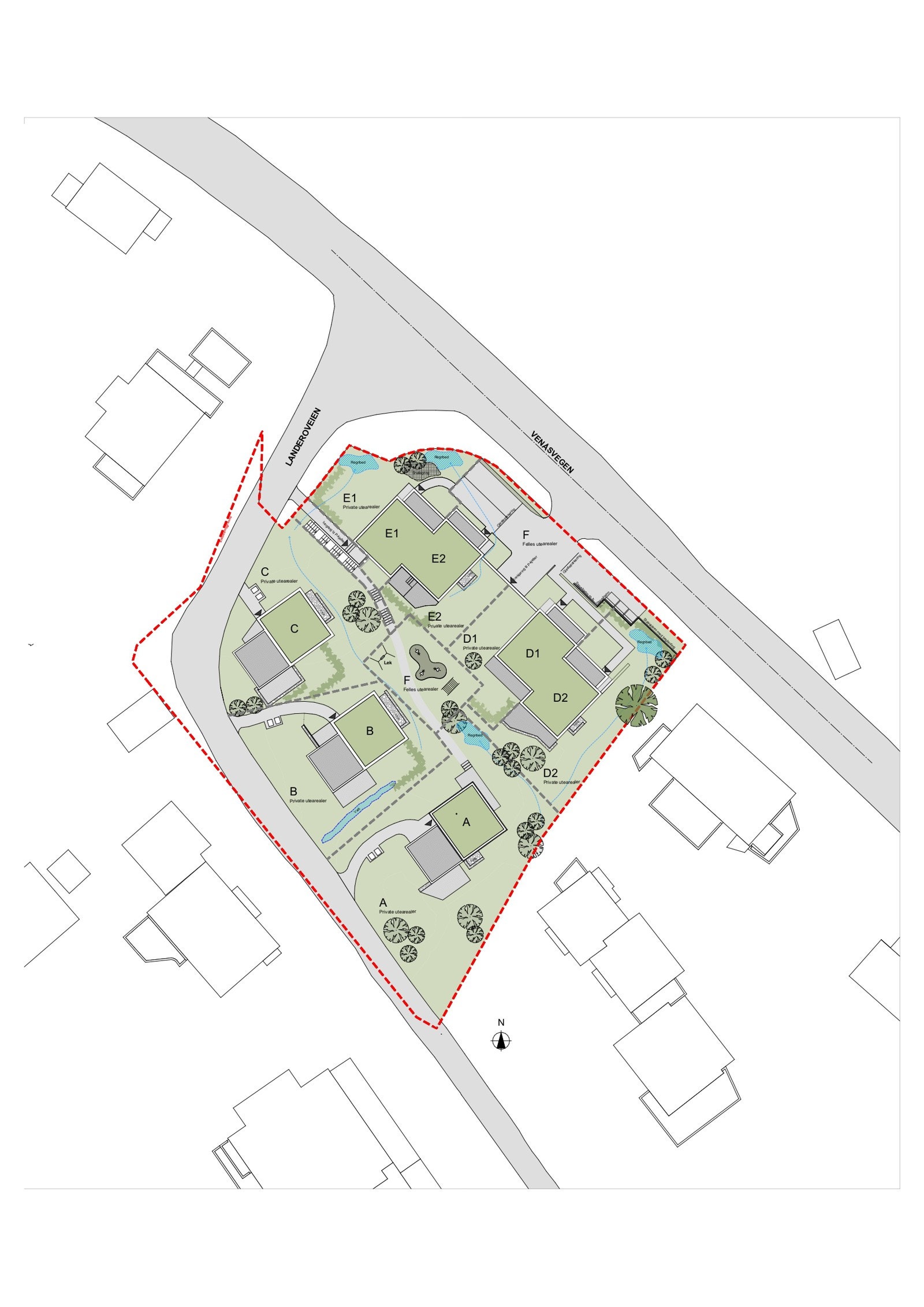 Utomhus - privat - felles områder Galleribilde