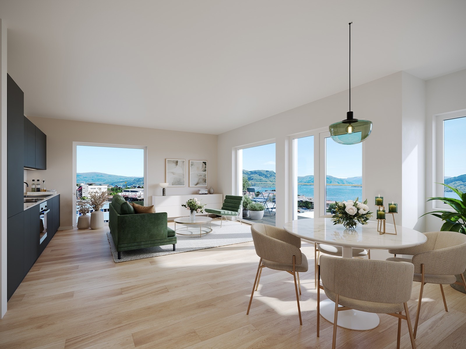 Illustrasjon fra leilighet B 04-10 Galleribilde