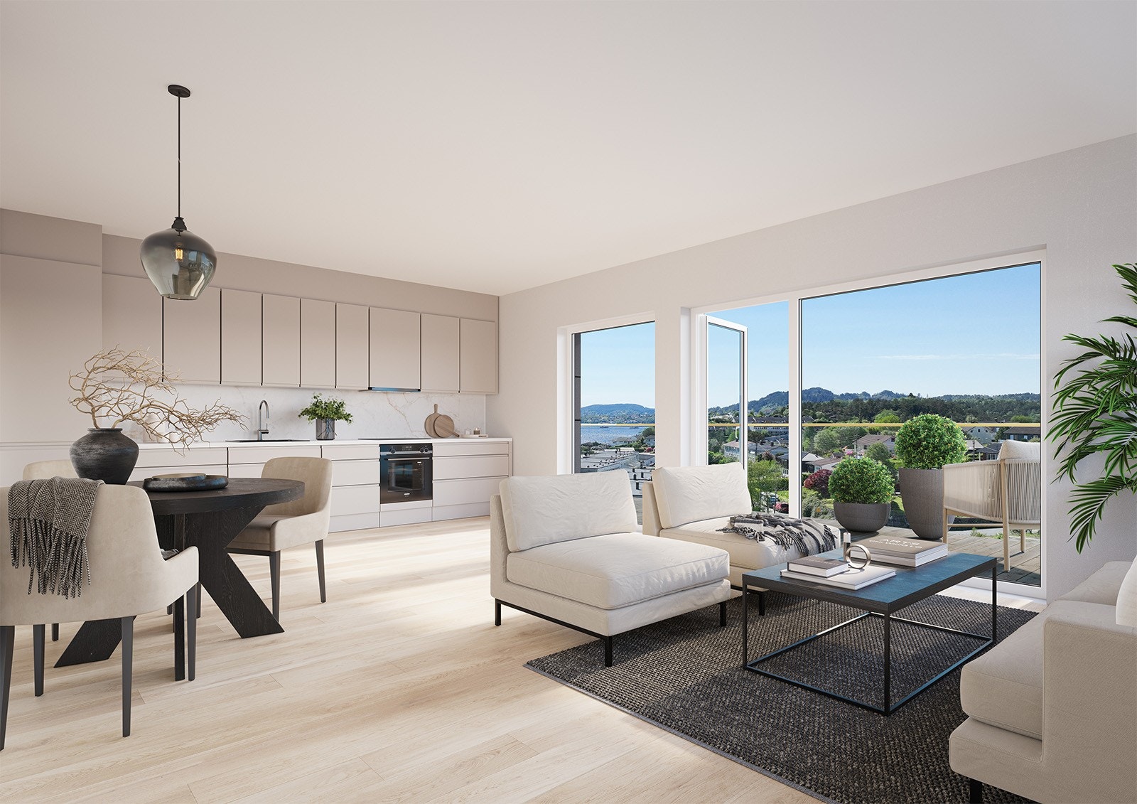 Illustrasjon fra leilighet A05-01 Galleribilde