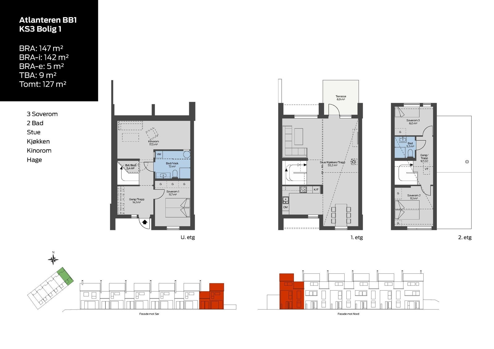 Atlanteren KS3 Bolig 1 Galleribilde