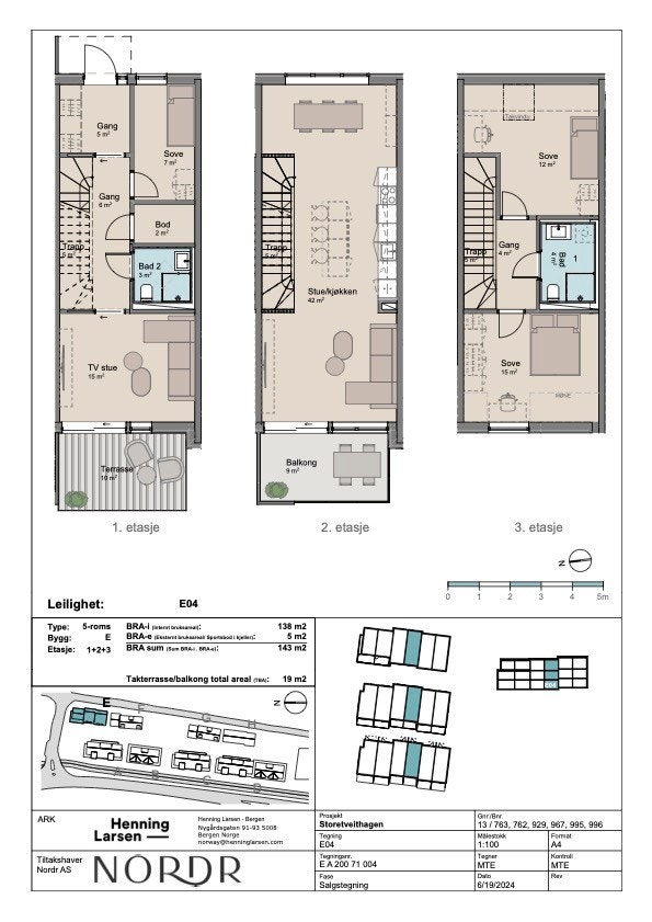 Plantegning ST3-E04 Galleribilde