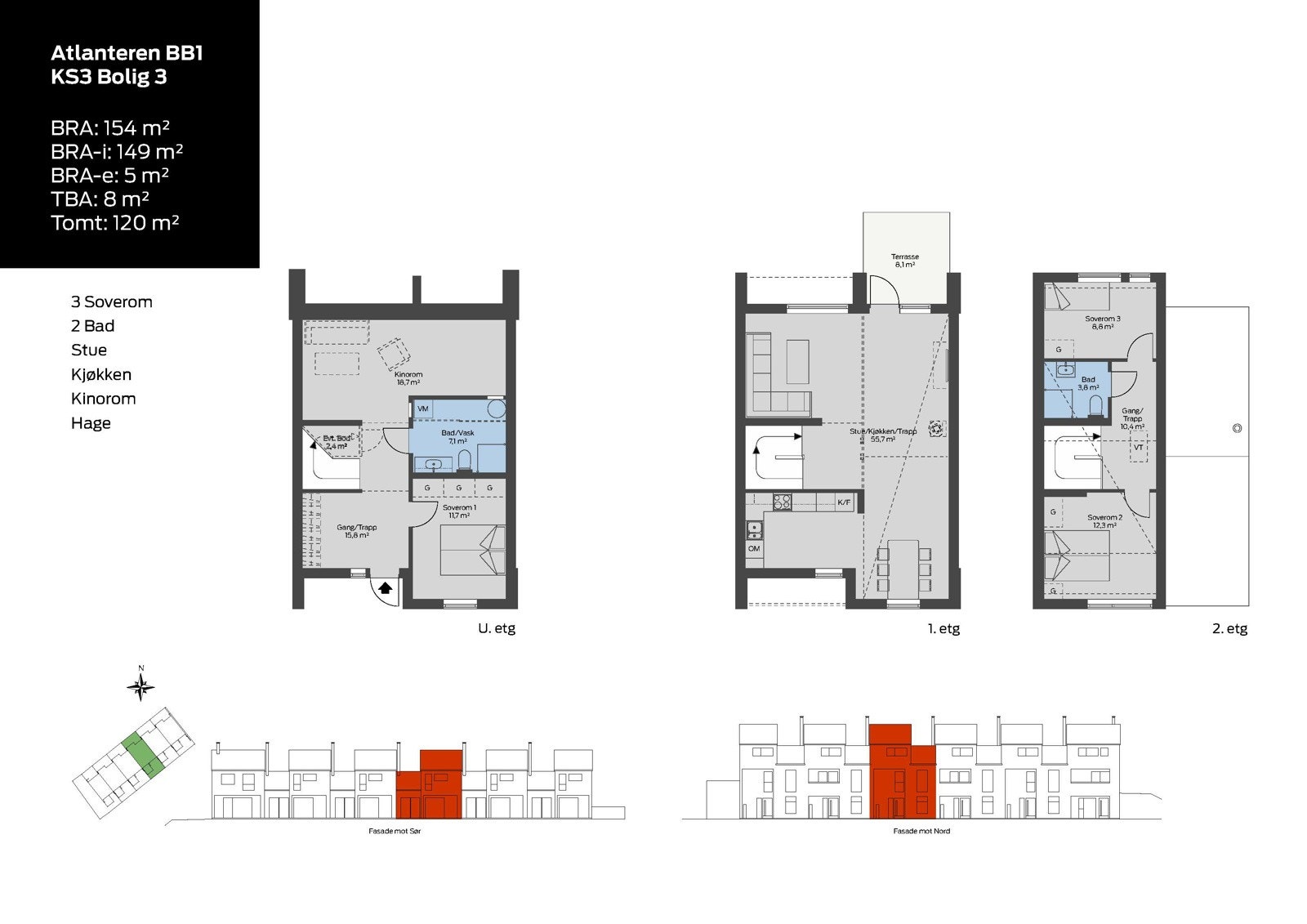 Atlanteren KS3 Bolig 3 Galleribilde