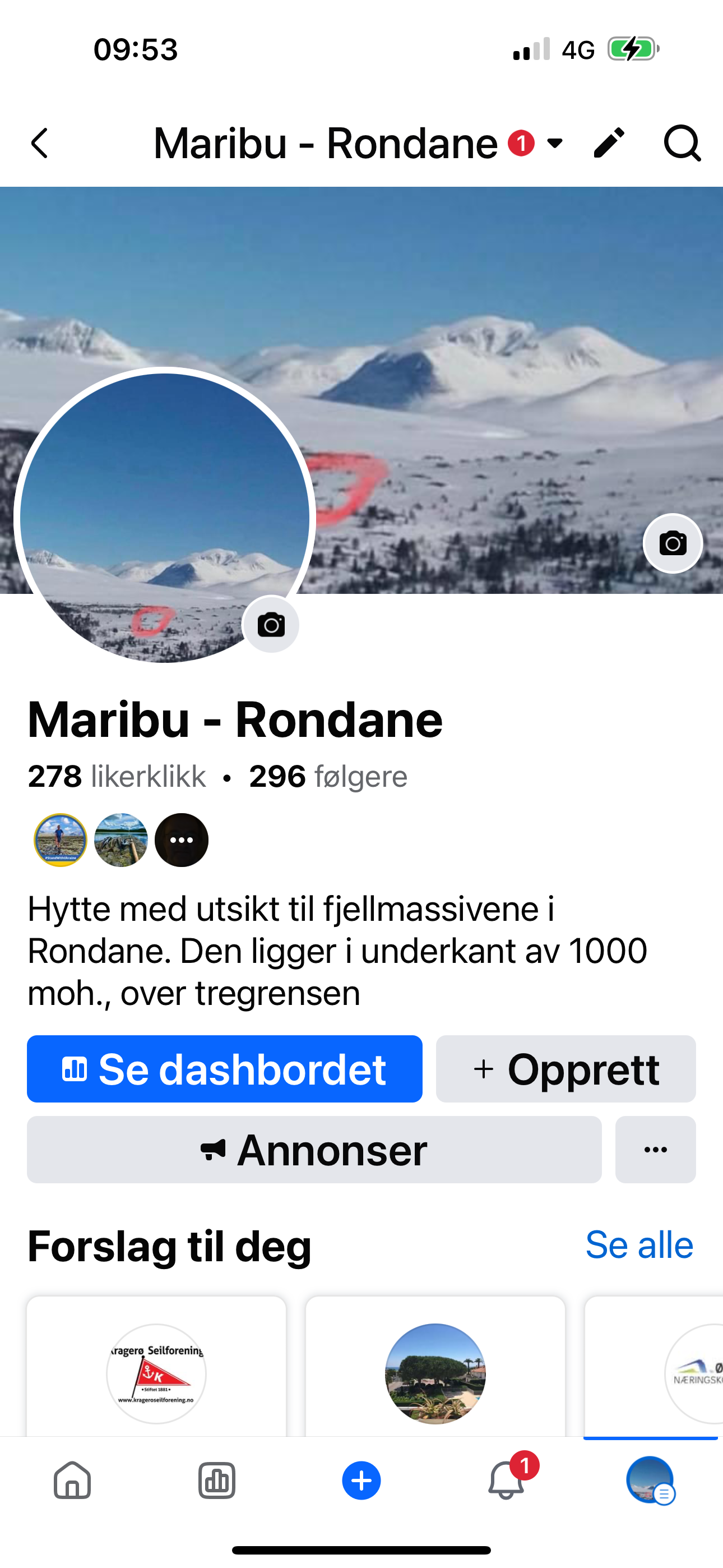 Vår fb side med film og bilder Galleribilde