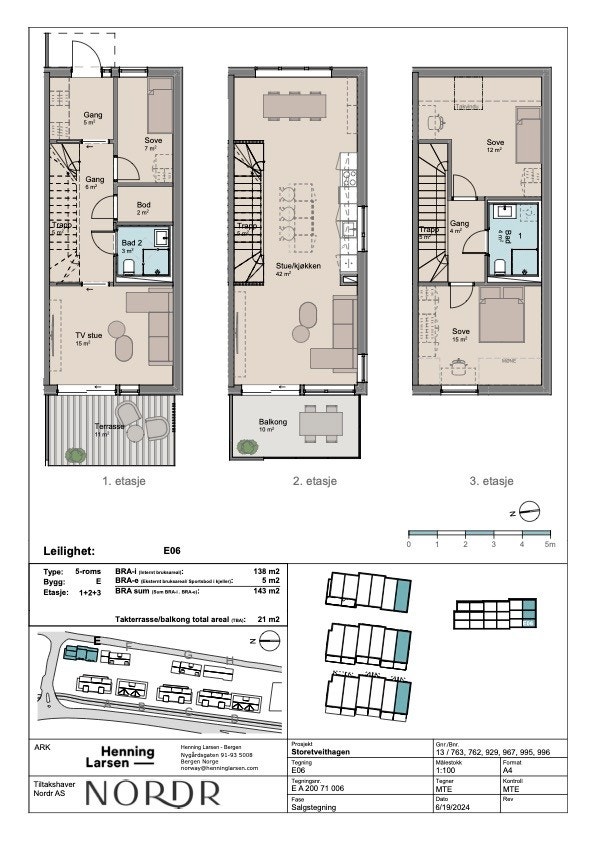 Plantegning ST3-E06 Galleribilde