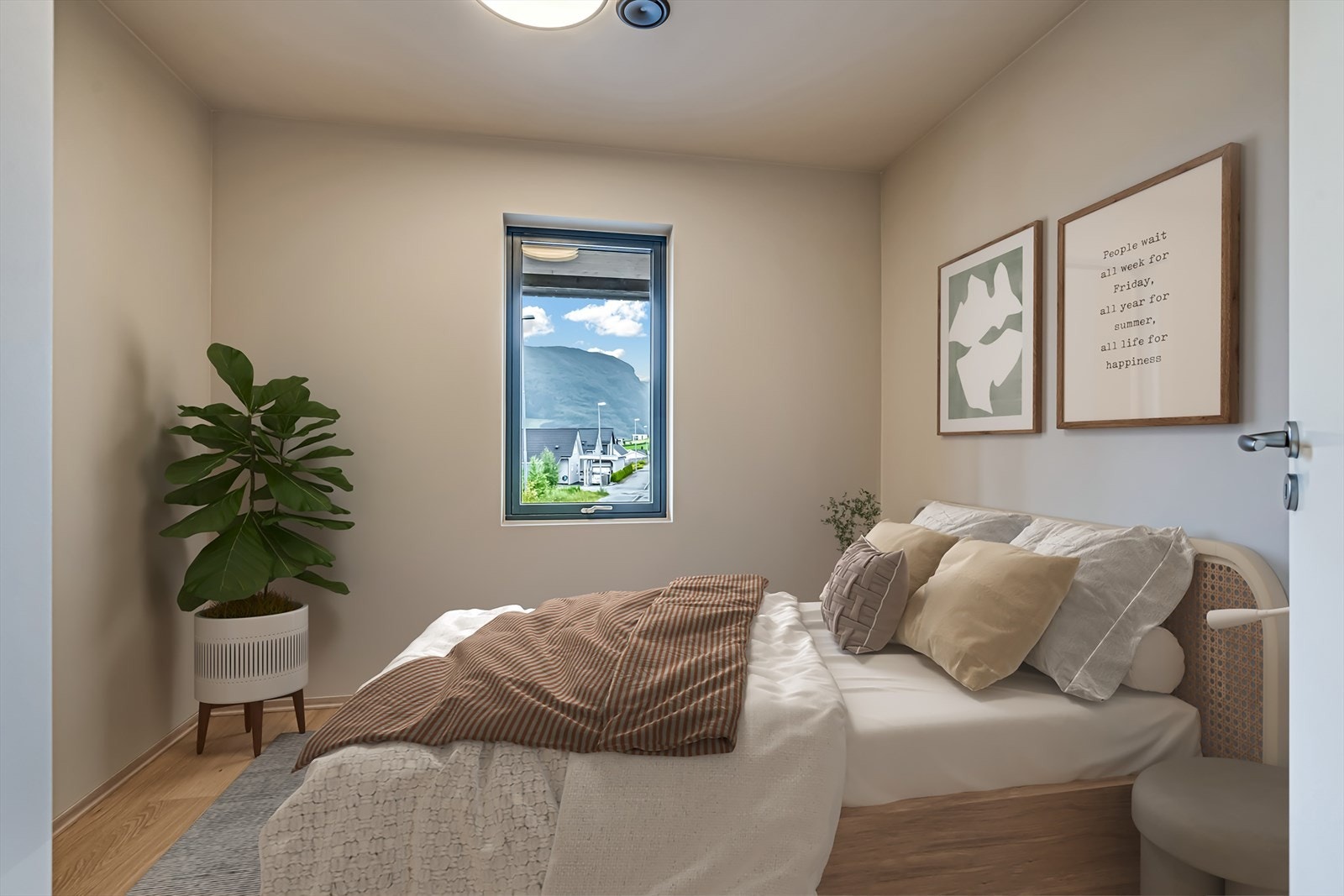 Bildet er digitalt møblert Galleribilde