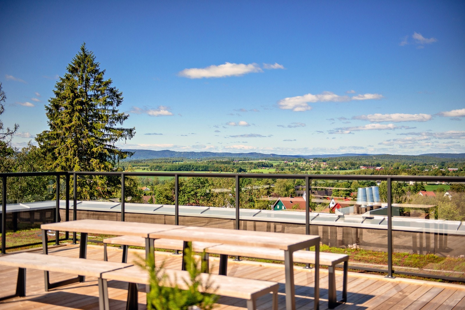 På hus A, B og C er det felles takterrasse som alle beboere på Brekketunet kan benytte. Galleribilde